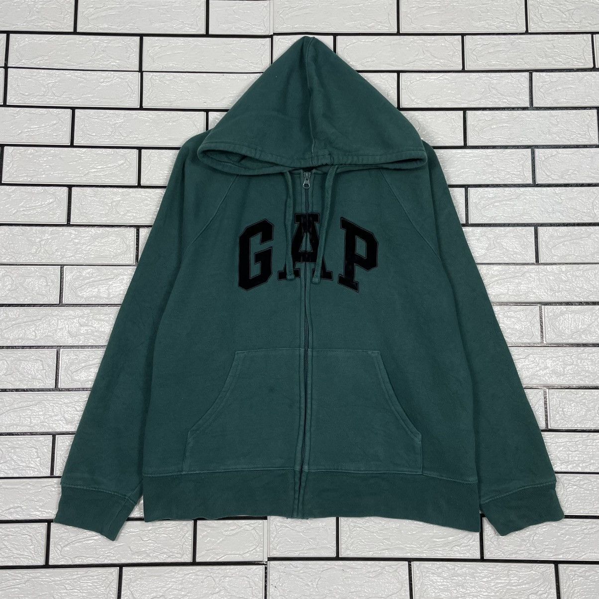 Gap Gap Big Logo Zipper Hoodie Size US M / EU 48-50 / 2 - 1 Thumbnail