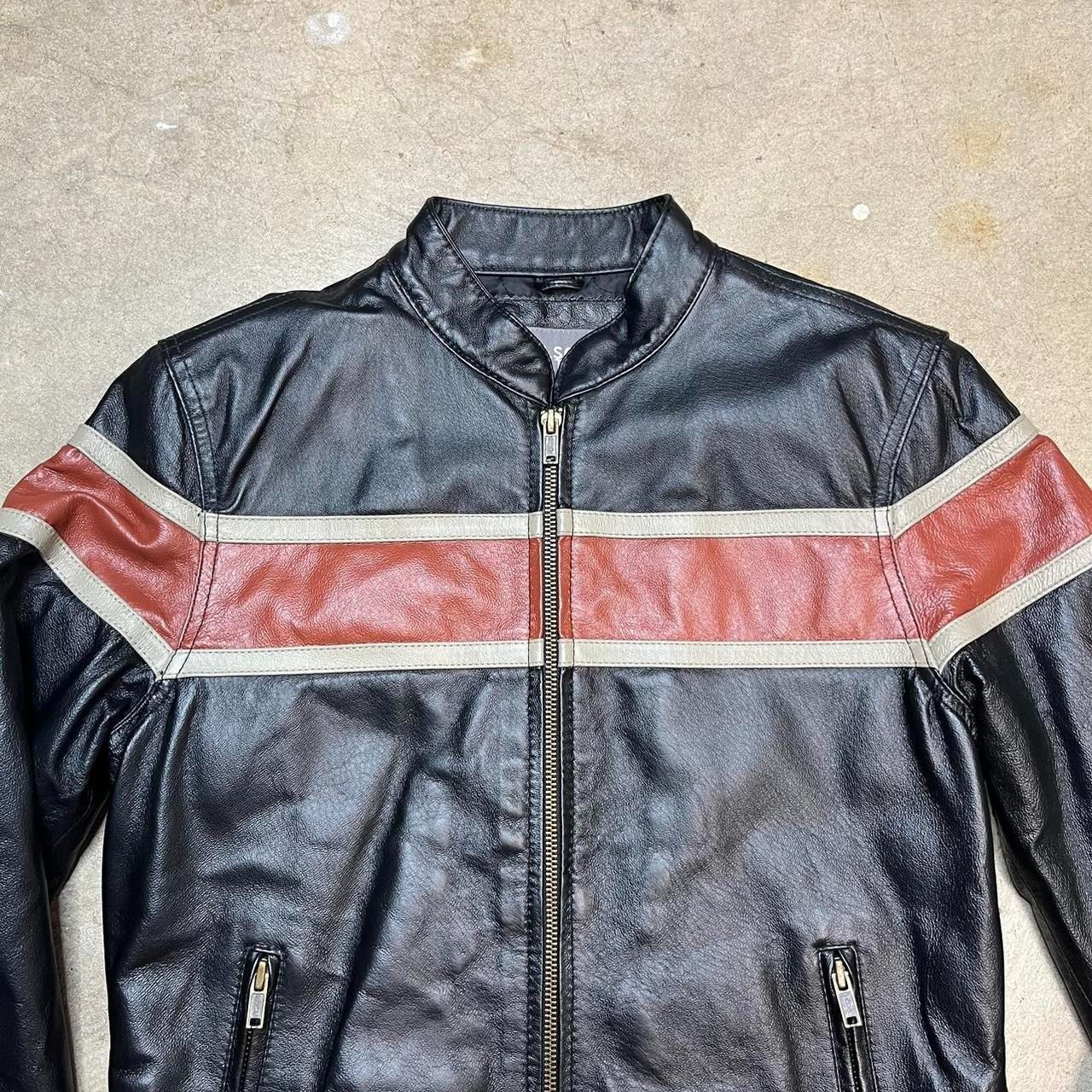 Vintage × Wilsons Leather Vintage Wilsons Leather Womens Cafe Racer jacket Moto Size S / US 4 / IT 40 - 2 Thumbnail