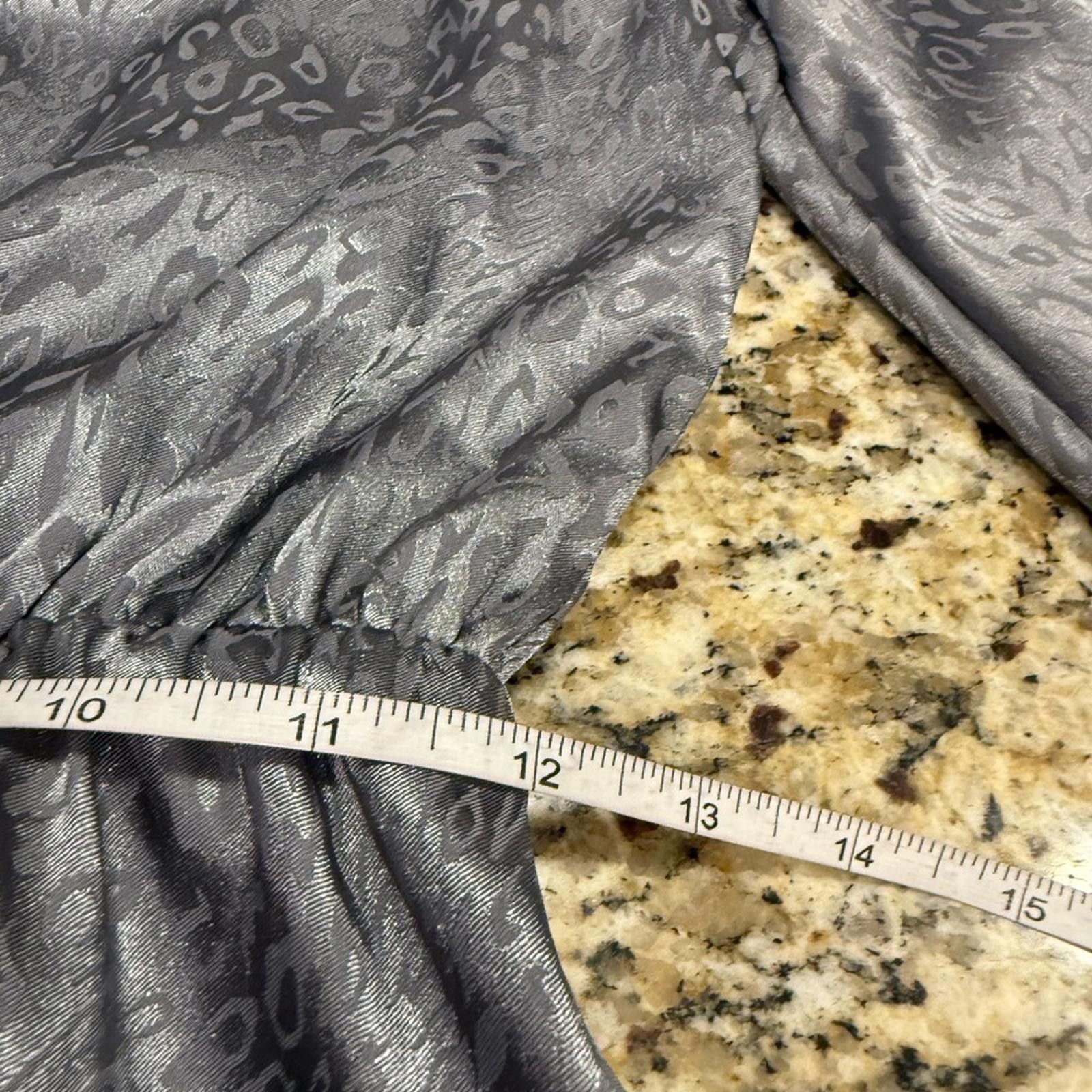 Other Sage the Label gray silver leopard print mini dress SZ SM Size S / US 4 / IT 40 - 10 Thumbnail