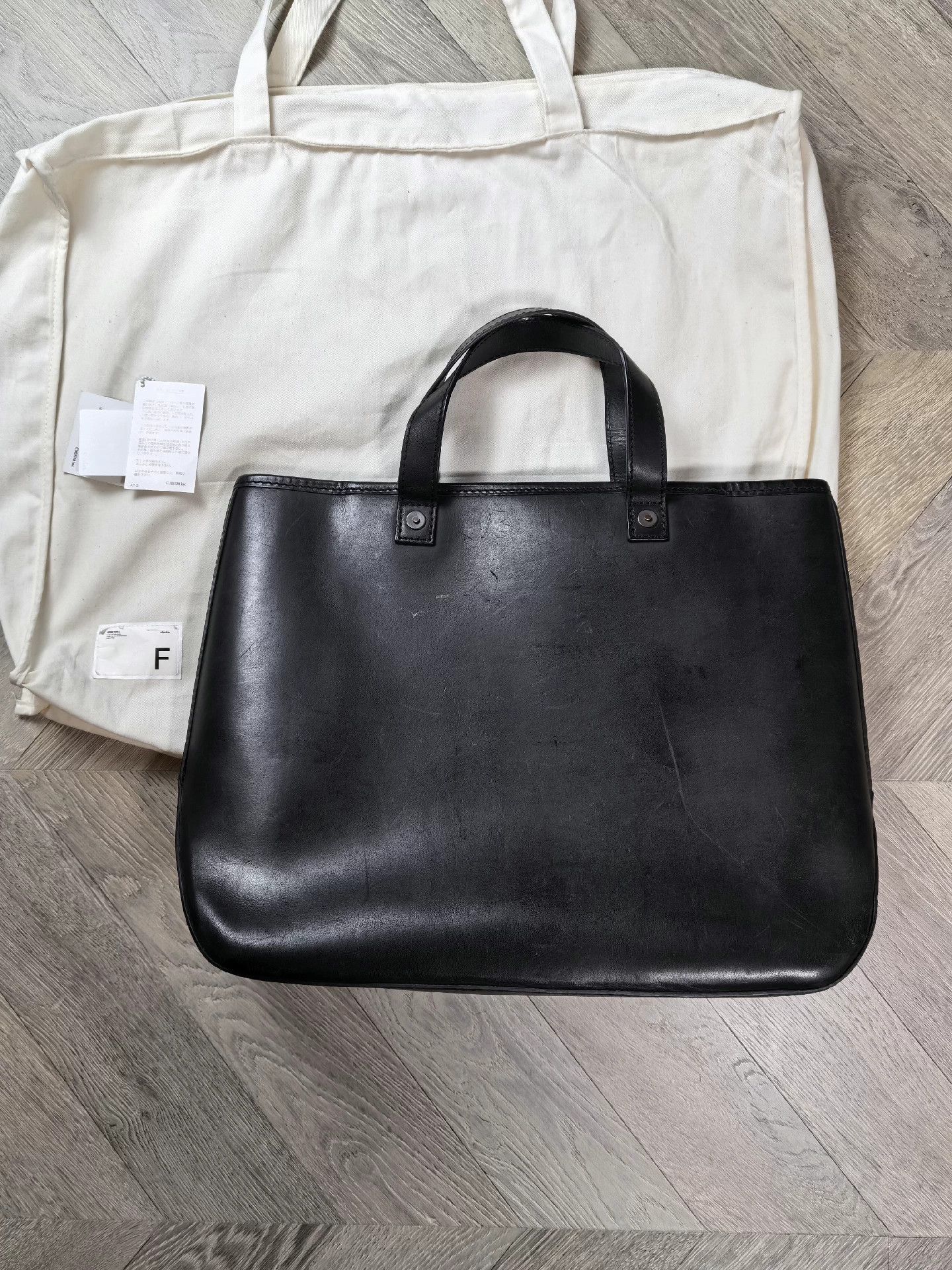 Visvim VISVIM 16AW RIVET TOTE Cowhide Leather Tote Bag Size ONE SIZE - 3 Thumbnail