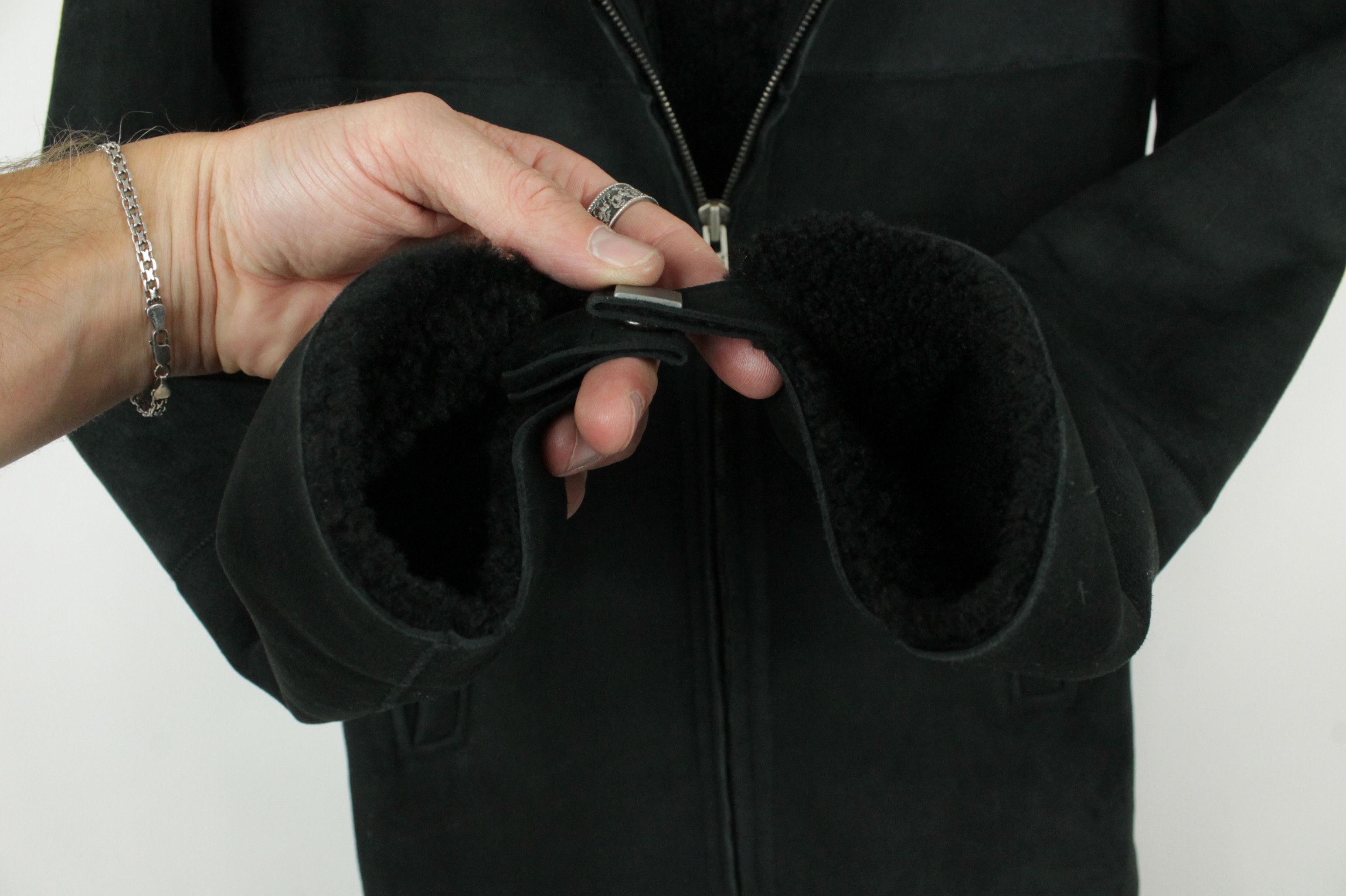 10sei0otto 10sei0otto Overlock Leather shearling Jacket Winter Hooded Size XS / US 0-2 / IT 36-38 - 6 Thumbnail