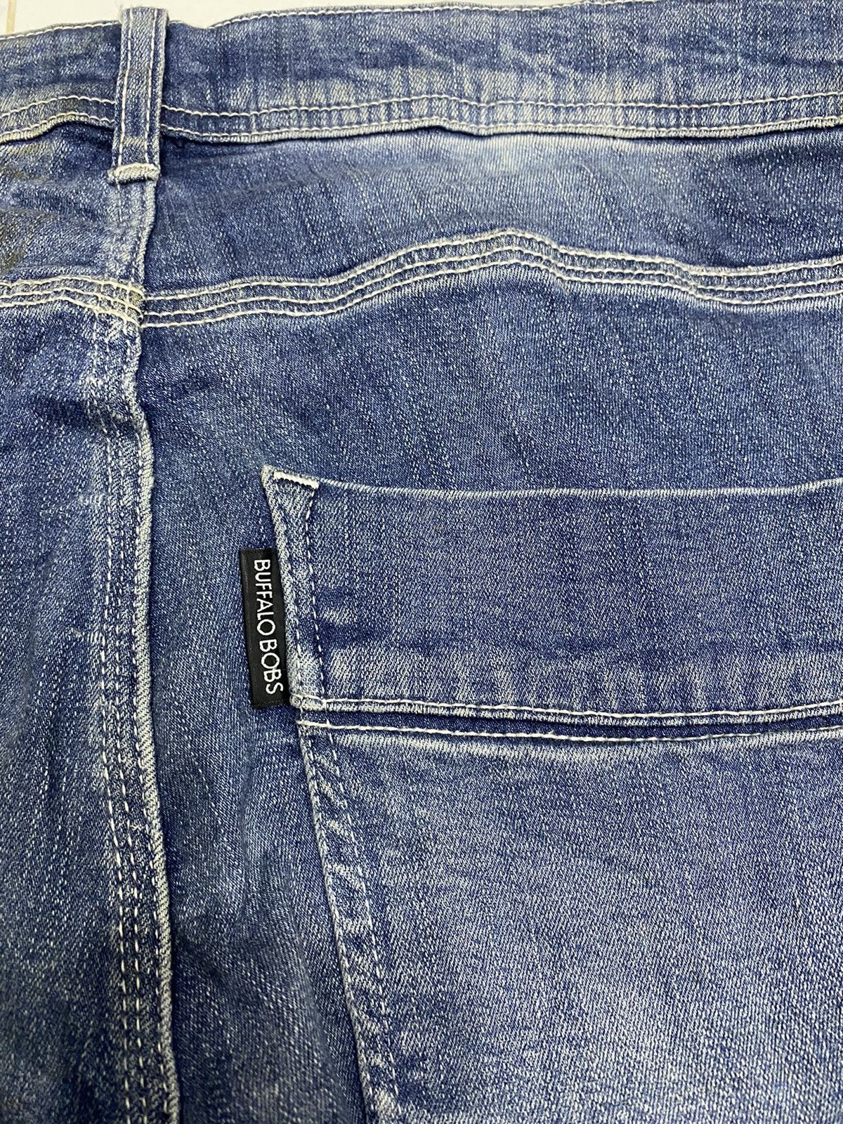 BUFFALO BOBS 🔥RARE🔥BUFFALO BOBS DISTRESSED RARE DENIM UNDERCOVER DESIGN Size US 30 / EU 46 - 14 Thumbnail