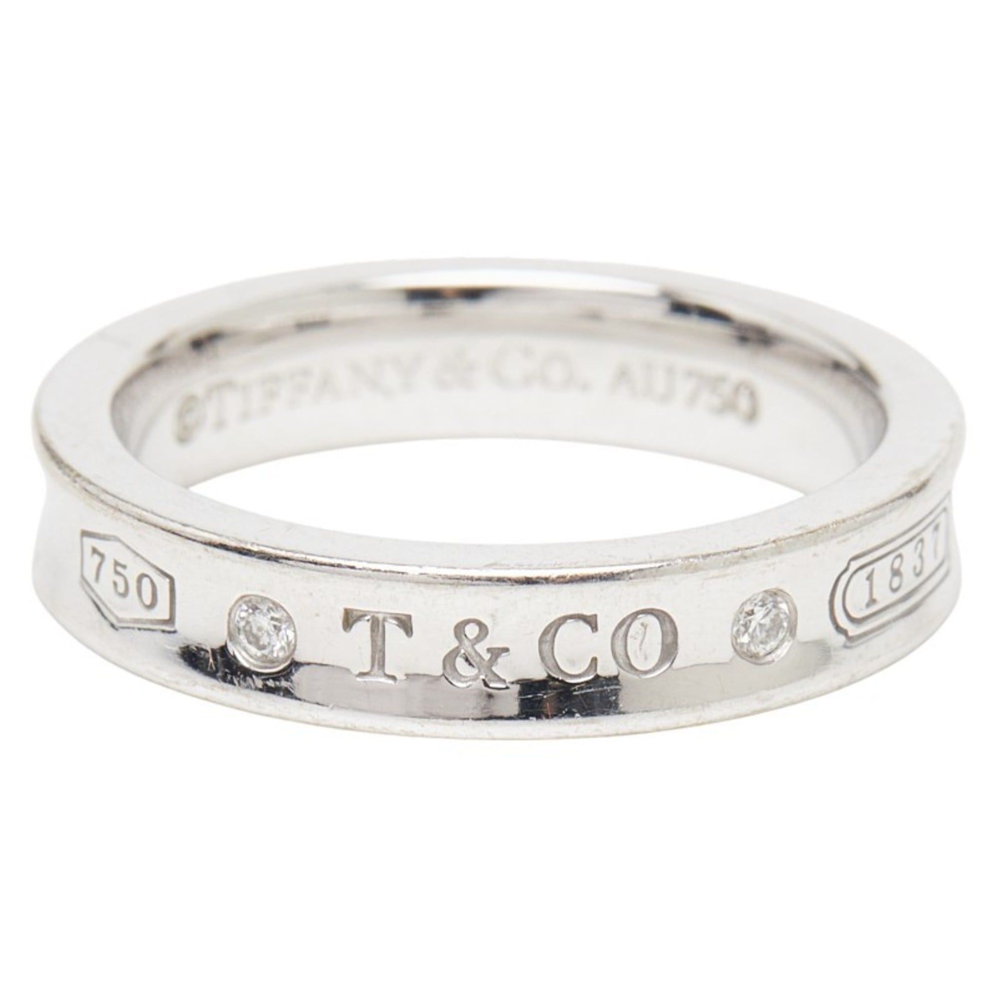 Tiffany & Co. Tiffany 1837 Narrow Ring, 18K White Gold, Women's, TIFFANY & Co. Size ONE SIZE - 1 Thumbnail