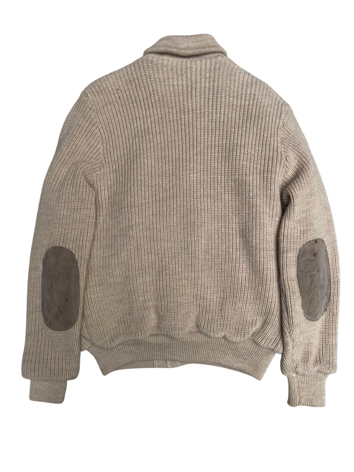 Tundra Canada Vintage Tundra Ribbed Knit Jacket – Suede Trim Stand Collar Size US L / EU 52-54 / 3 - 2 Thumbnail