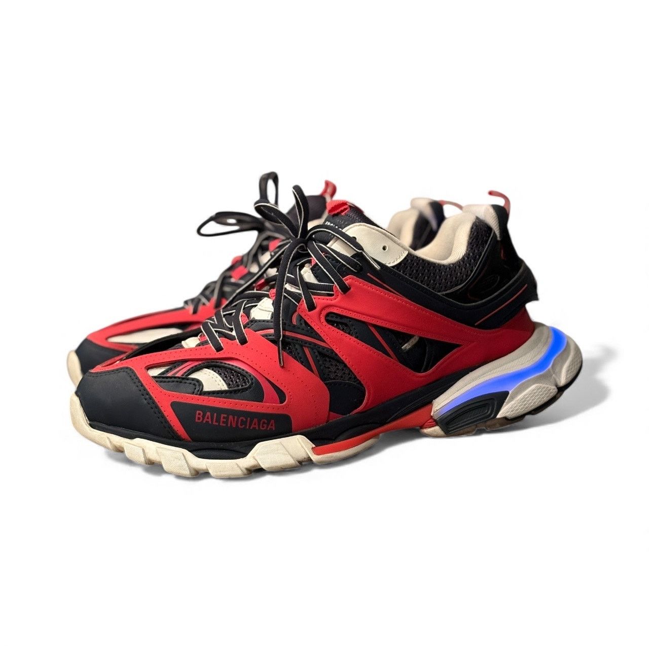 Balenciaga Size 44(11US) - Balenciaga Track LED ' Red Navy ' Size US 11 / EU 44 - 5 Thumbnail