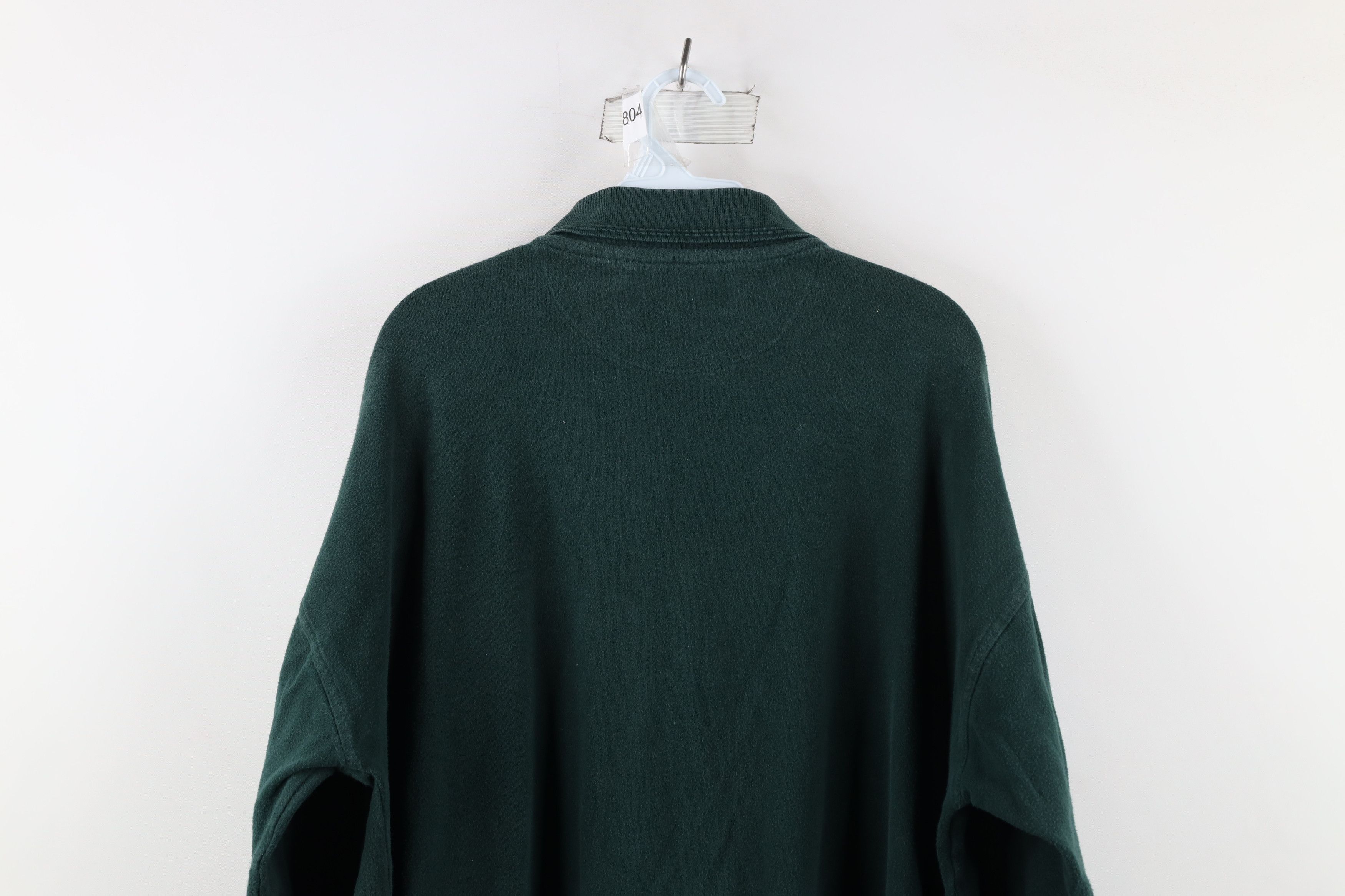Vintage Vintage 90s Streetwear Long Sleeve Rugby Polo Shirt Green Size US XL / EU 56 / 4 - 7 Thumbnail