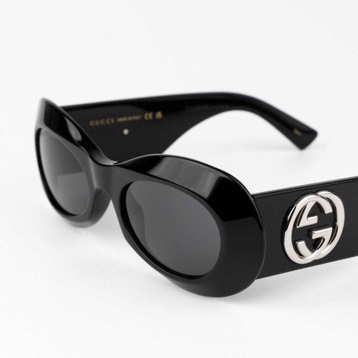 Gucci NEW Gucci GG1696S 001 Women Oval Sunglasses GG 1696S Size ONE SIZE - 6 Thumbnail