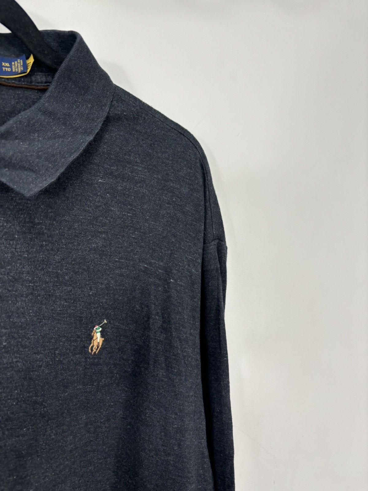 Polo Ralph Lauren Polo Ralph Lauren Men’s Gray Luxury Long Sleeve Polo Shirt Size US XXL / EU 58 / 5 - 3 Thumbnail
