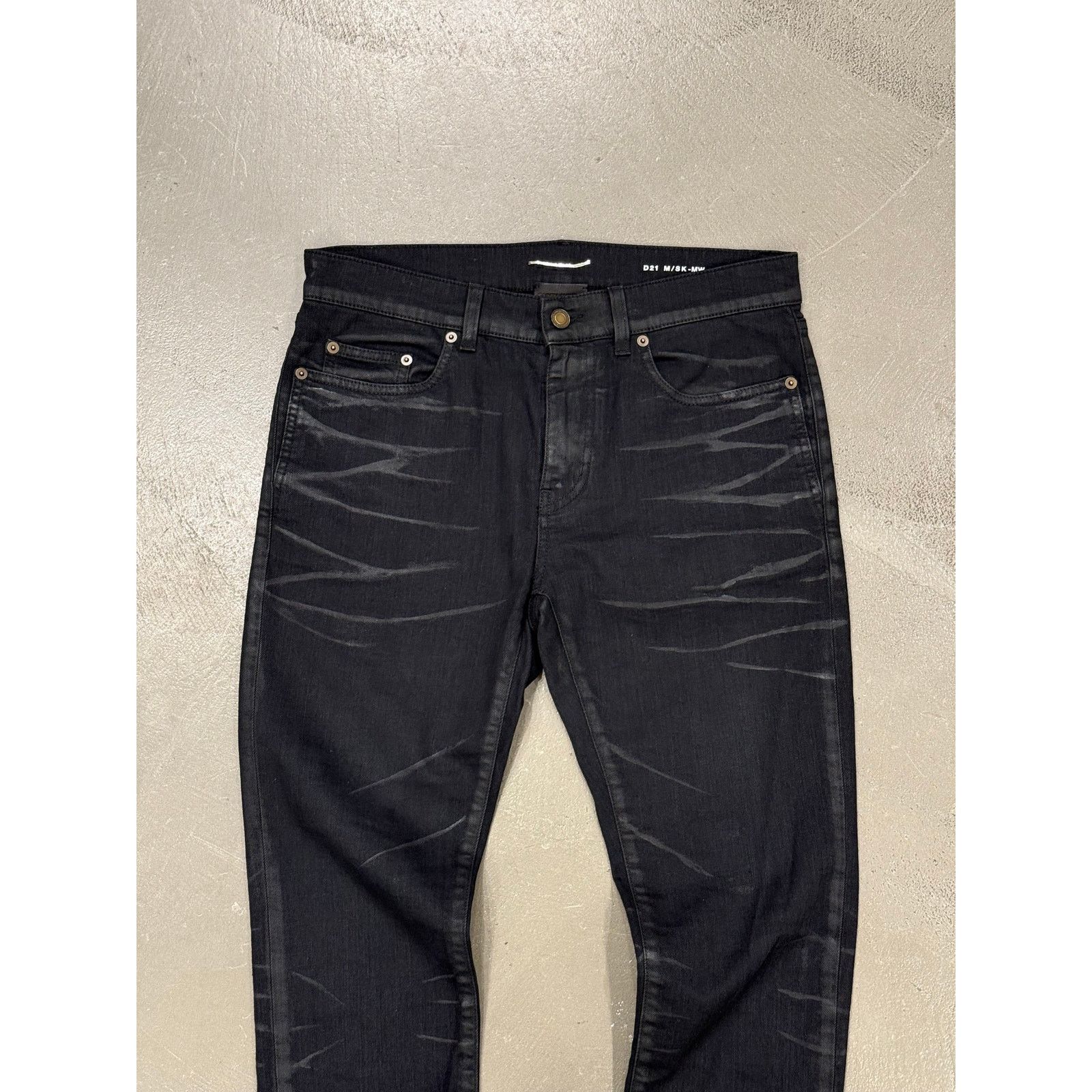 Saint Laurent Paris 2020s Saint Laurent faded clawmark denim Size 24" / US 00 / IT 34 - 3 Thumbnail