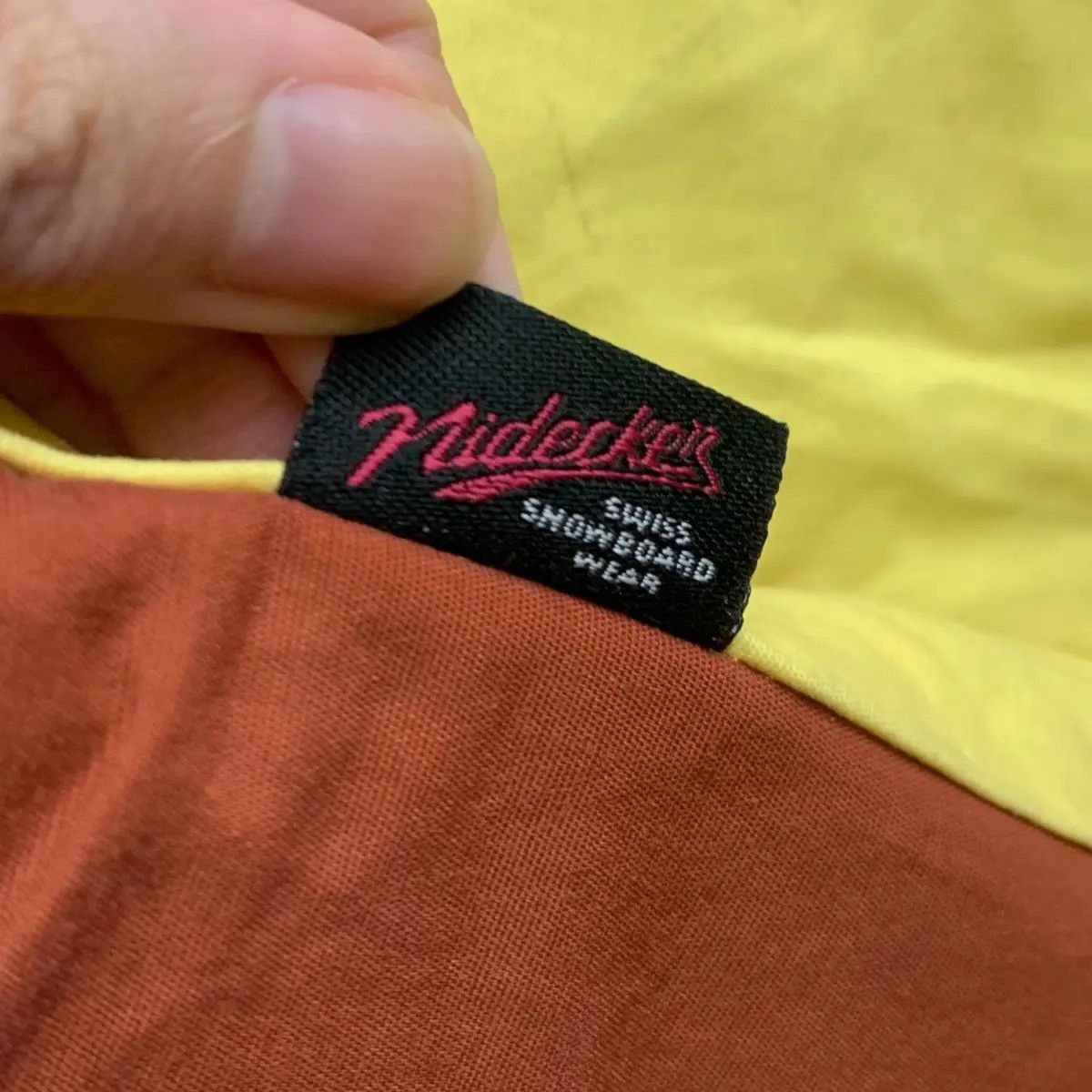 Vintage Vintage NIDECKER SWISS SNOWBOARD Wear Jacket Heavy Coat Size L / US 10 / IT 46 - 6 Thumbnail