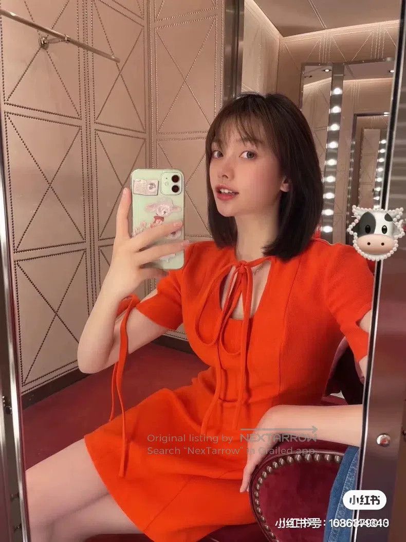 Gucci Gucci Dress with tie-ties Size S / US 4 / IT 40 - 8 Thumbnail