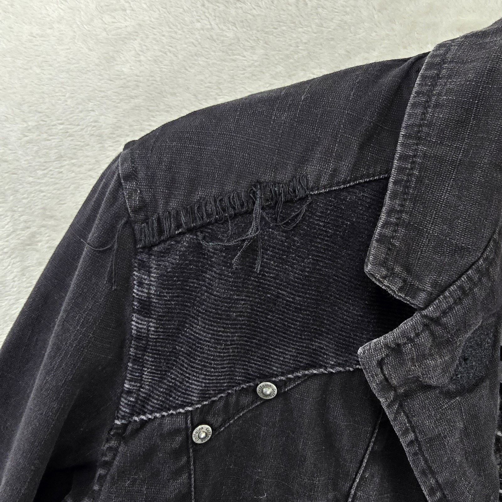 Other Vintage Caffeine New York Jacket Large Distressed Rave Y2K Size L / US 10 / IT 46 - 7 Thumbnail