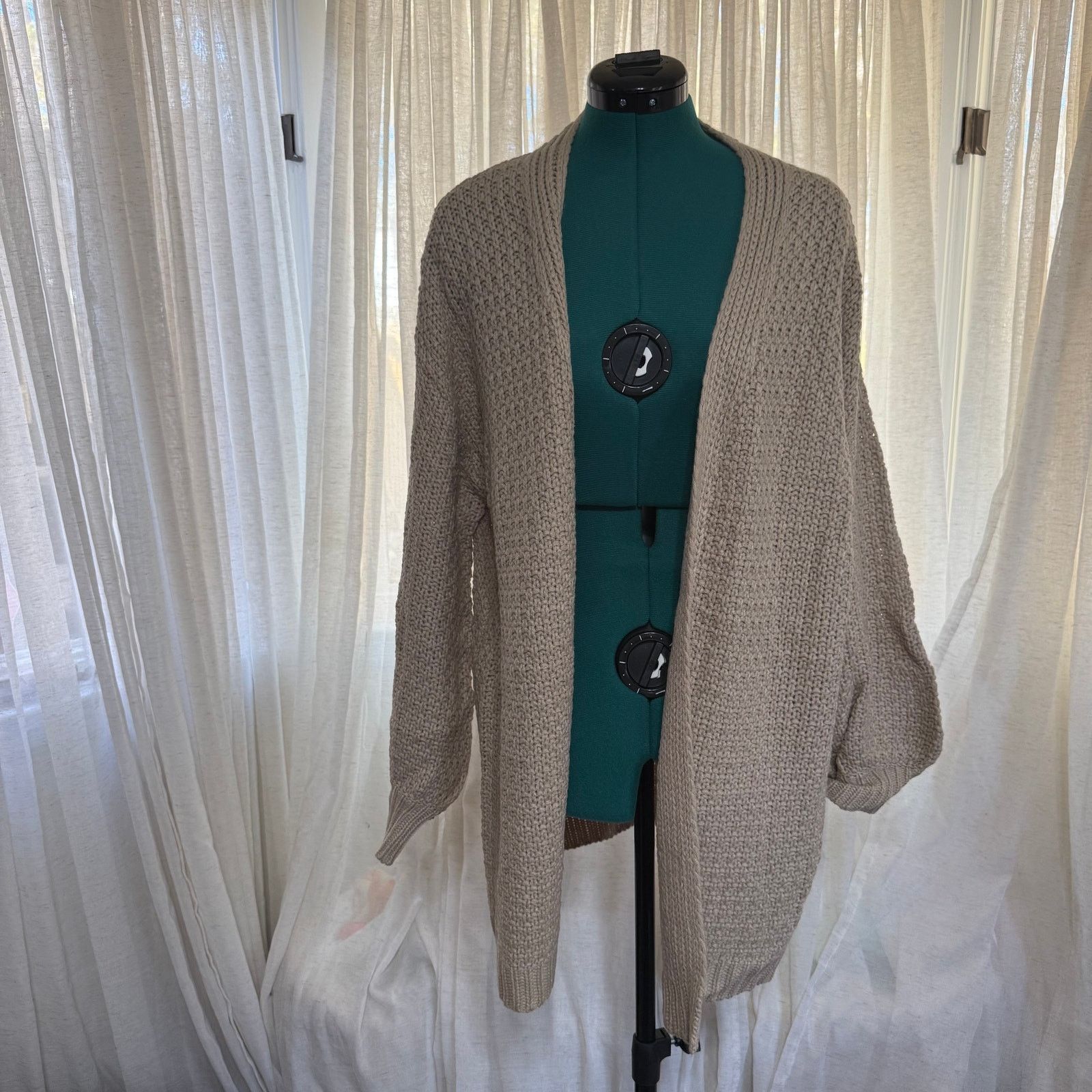 Other Chunky Knit Open-Front Cardigan | Sz M Size M / US 6-8 / IT 42-44 - 2 Thumbnail