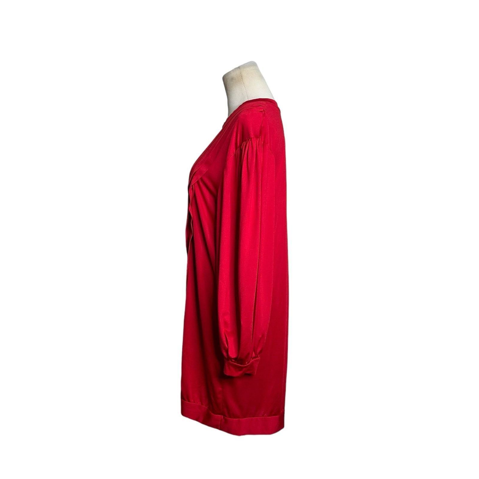 Zara Zara red long sleeves pleated mini dress size small Size S / US 4 / IT 40 - 6 Thumbnail