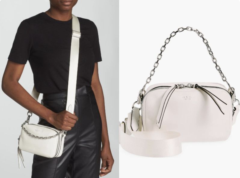 Rag & Bone Rag & Bone Cami Chain Camera Bag Antique White Size ONE SIZE - 1 Thumbnail
