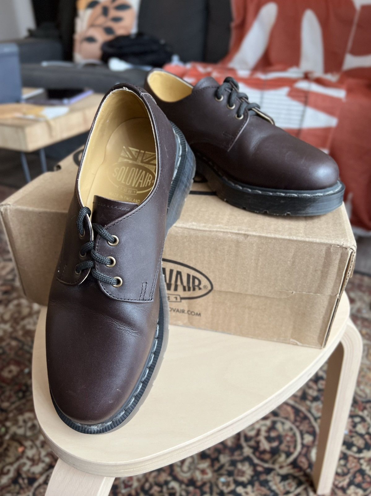 Solovair Solovair Gibson Derby Shoes Size US 5.5 / IT 35.5 - 2 Thumbnail