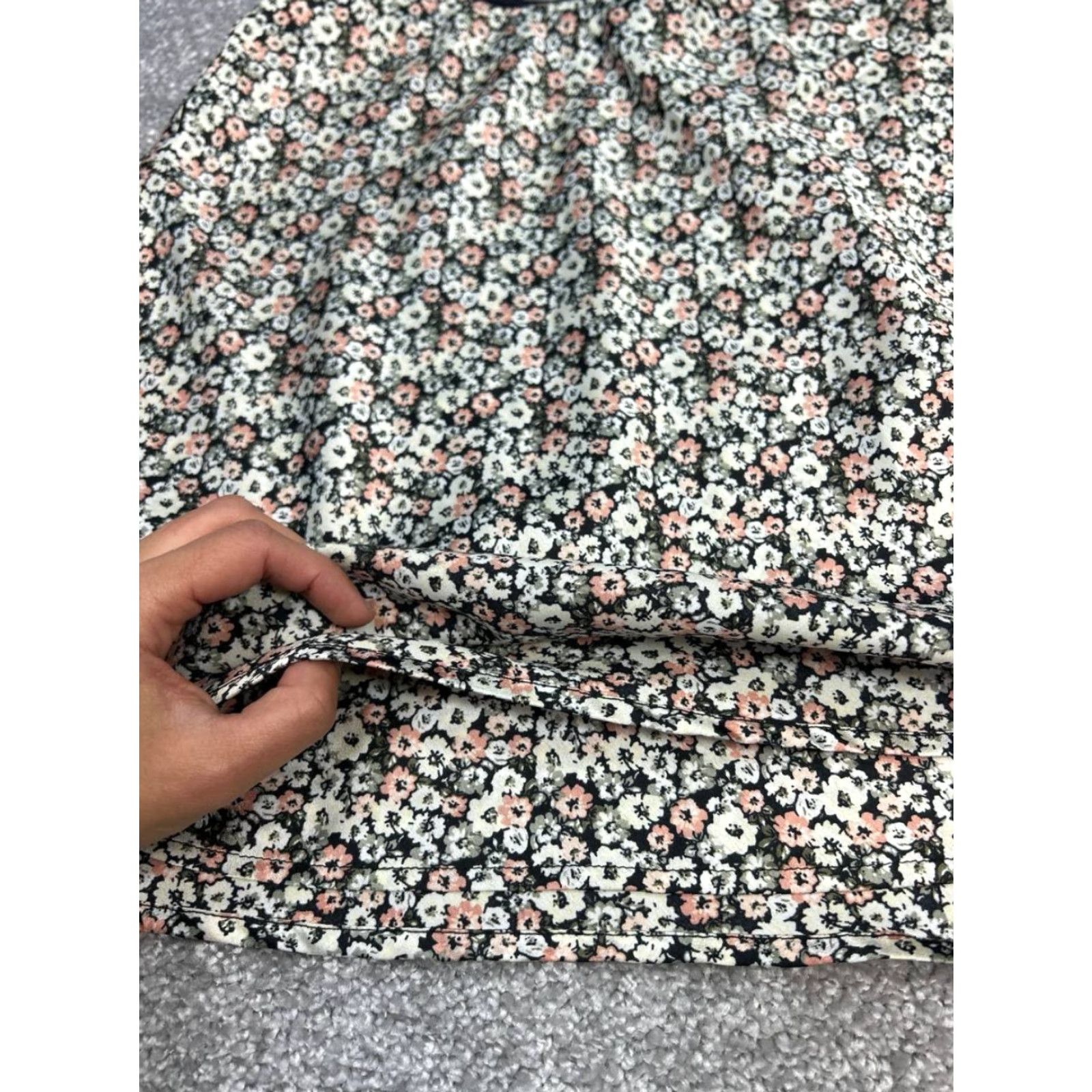 Abercrombie & Fitch Abercrombie & Fitch Skirt Womens XS Multicolor Floral Lined A-Line Beach Pul On Elastic Waist Short Size 26" / US 2 / IT 38 - 2 Thumbnail