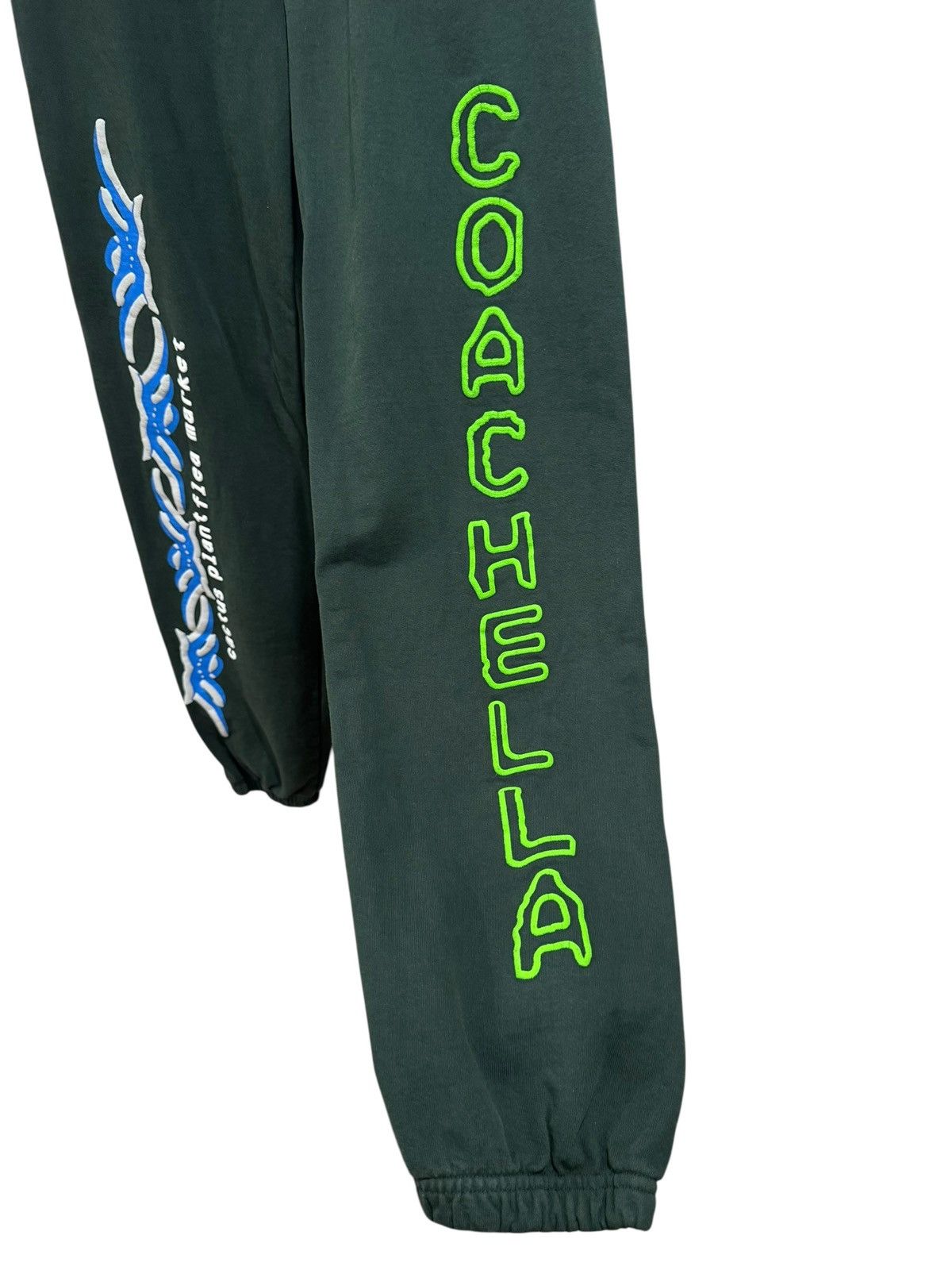 Cactus Plant Flea Market Cactus Plant Flea Market Coachella 2022 Sweatpants Green Size US 32 / EU 48 - 2 Thumbnail