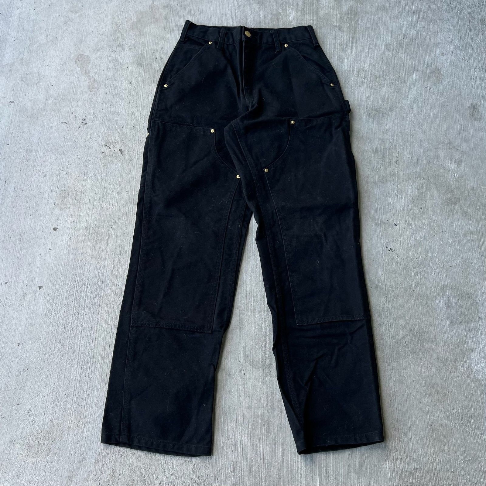 Carhartt × Vintage Carhartt black double knee work wear carpenter pants Size US 35 - 1 Thumbnail