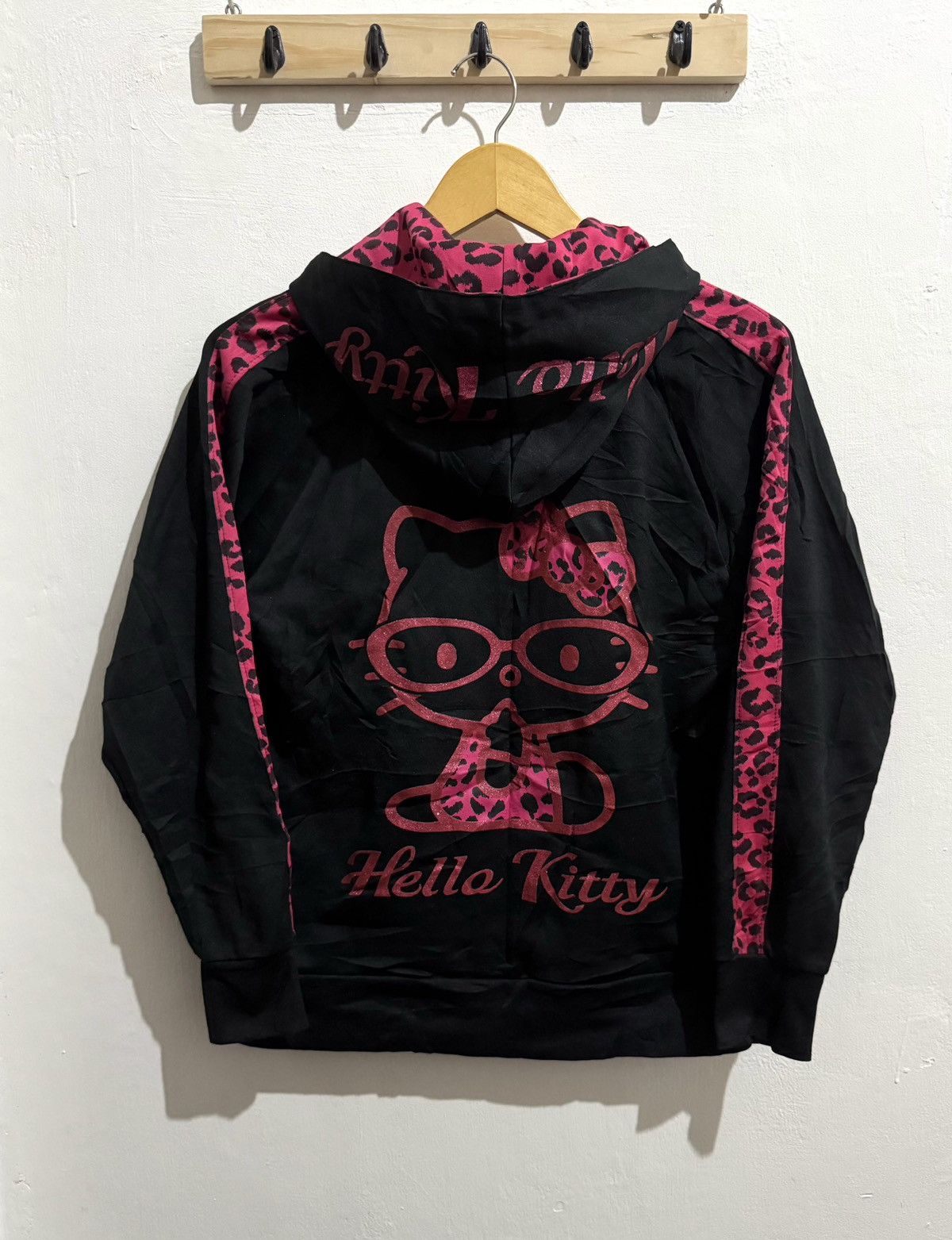 Japanese Brand Y2k Hello Kitty leopard ifsixwasnine style zip hoodie Size S / US 4 / IT 40 - 2 Thumbnail