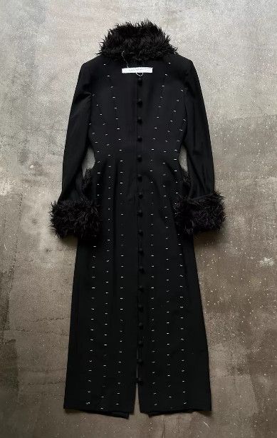 Other Alice Auaa Dark Gothic Wool Coat Size L / US 10 / IT 46 - 2 Thumbnail