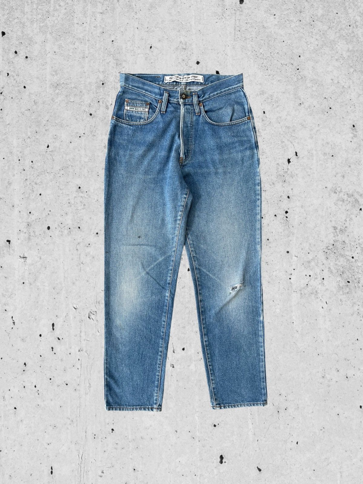 Edwin 🔥 Edwin Italy Distressed Denim Vintage W31 🔥 Size US 31 - 2 Thumbnail