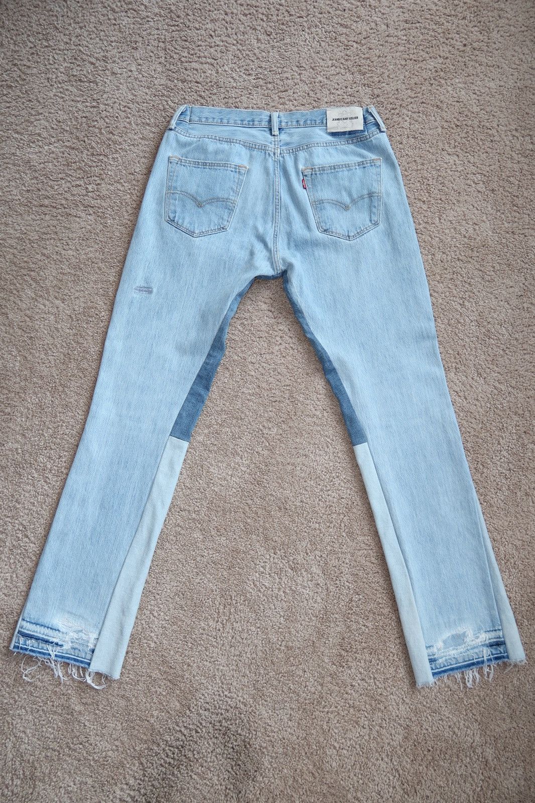 Other JEANIUS BAR ATELIER LIGHT BLUE FLARE DENIM Size US 34 / EU 50 - 2 Thumbnail