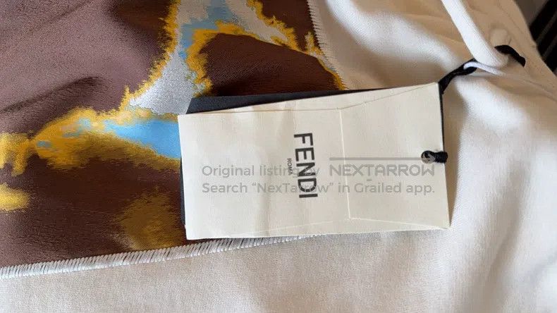 Fendi Fendi Pattern Printed Drawstring Hooded Long Sleeve Sweats Size US L / EU 52-54 / 3 - 5 Thumbnail
