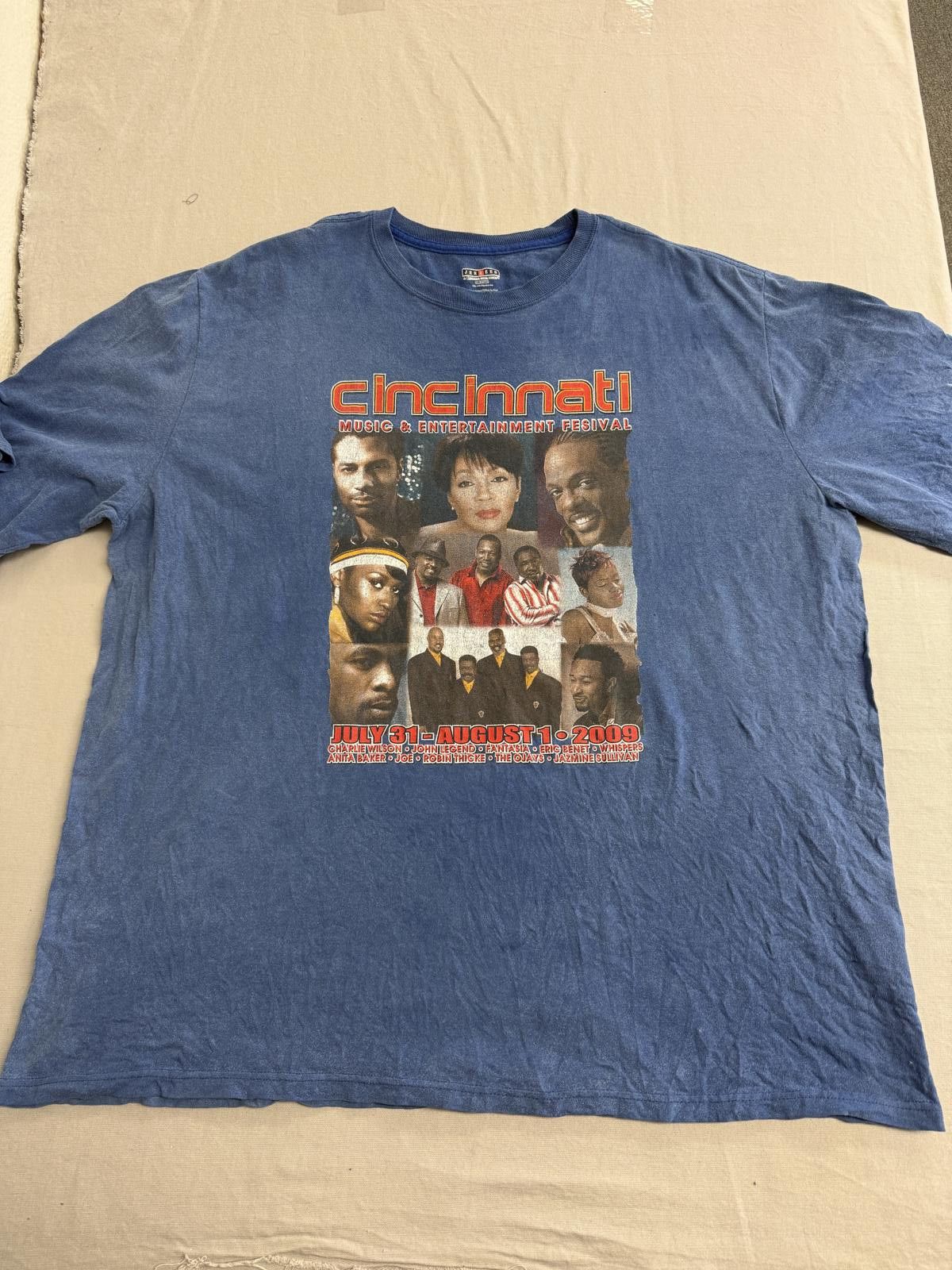 Jerzees Cincinatti Music Fest 2009 Shirt Michael Jackson Memorial XL Size US XL / EU 56 / 4 - 2 Thumbnail
