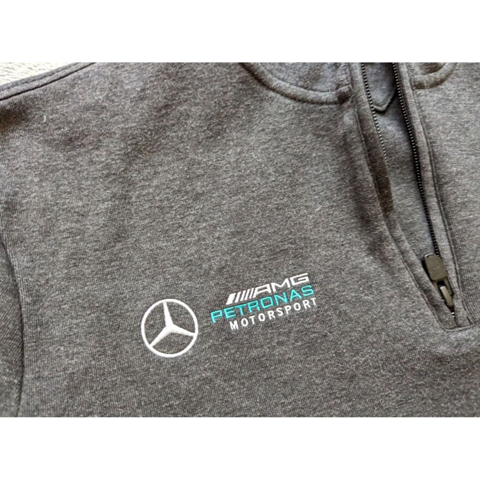 Tommy Hilfiger Tommy Hilfiger AMG Petronas Motorsport Sweatshirt Zip Mens Size L Gray Size US L / EU 52-54 / 3 - 3 Thumbnail