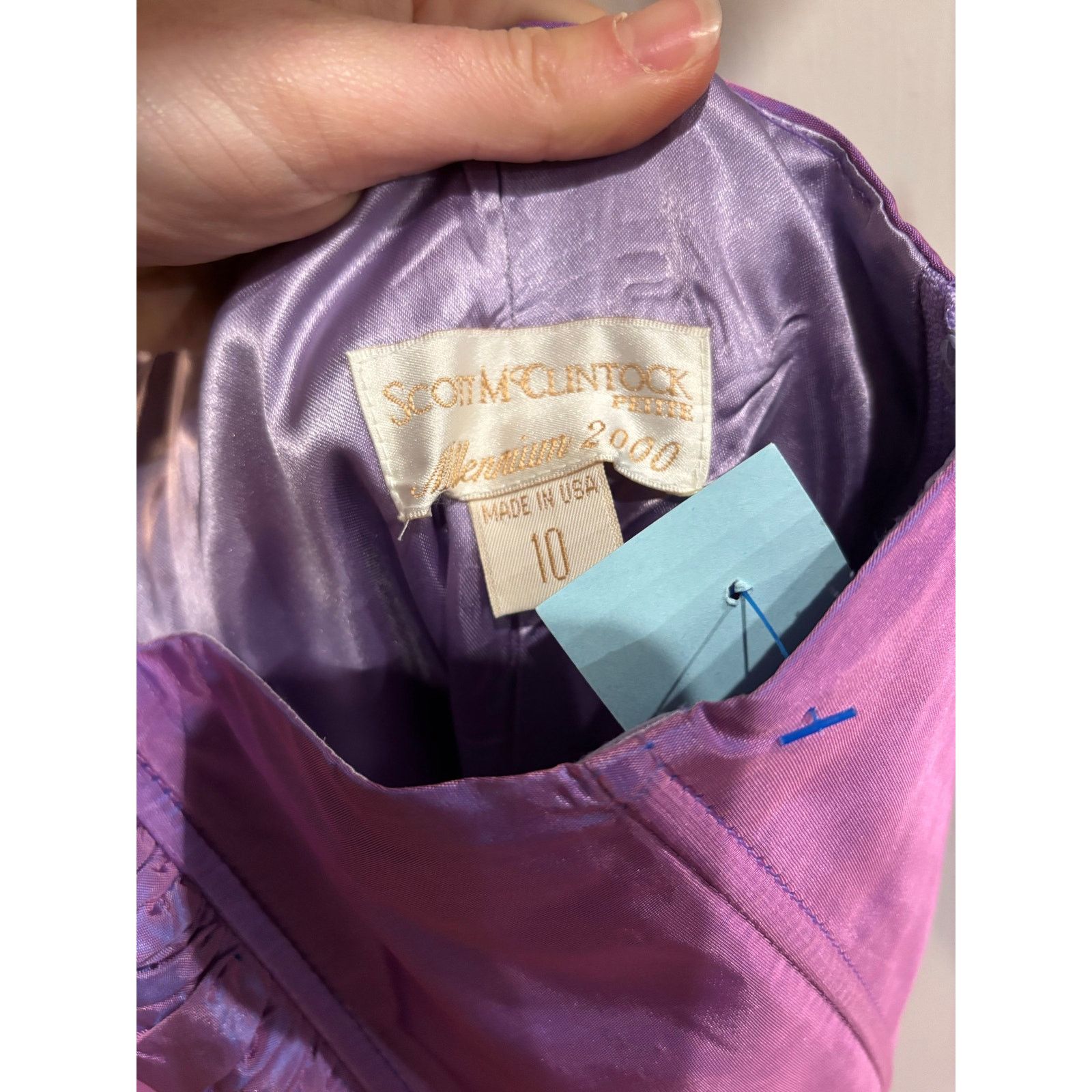 Jessica McClintock Y2K Scott McClintock Petite Millenium 2000 Dress Gown siz 10 Size L / US 10 / IT 46 - 7 Thumbnail