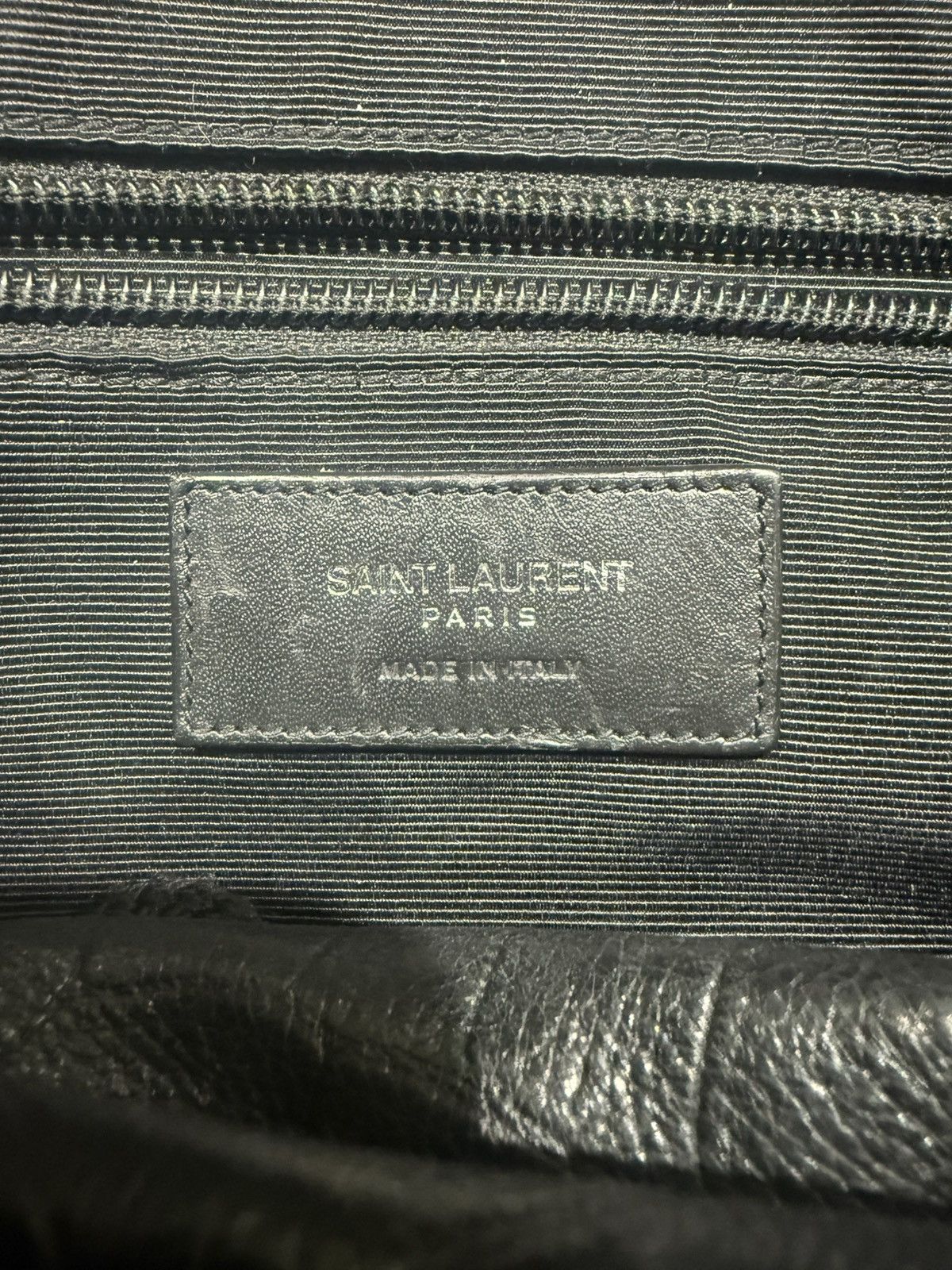Saint Laurent Paris Saint laurent Backpack Leather Rare Size ONE SIZE - 15 Thumbnail
