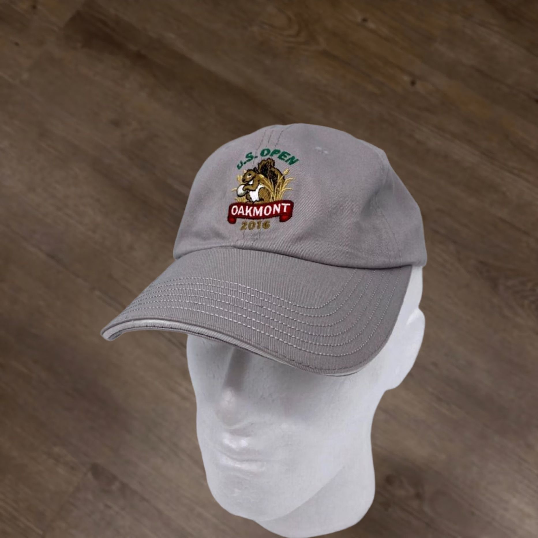 Vintage USGA Golf Cap Mens Adjustable Grey 2016 US Open Oakmont 40th Anniv Country NEW Size ONE SIZE - 1 Thumbnail
