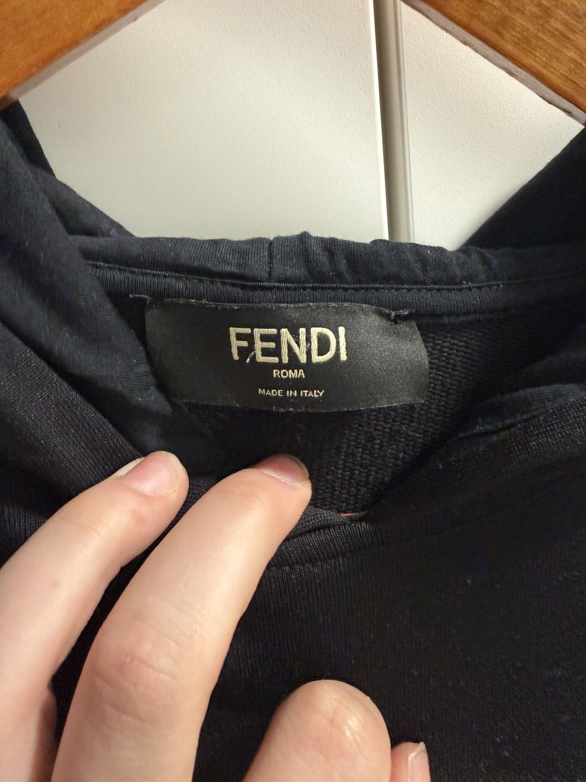 Fendi Fendi black hoodie Size US L / EU 52-54 / 3 - 2 Thumbnail