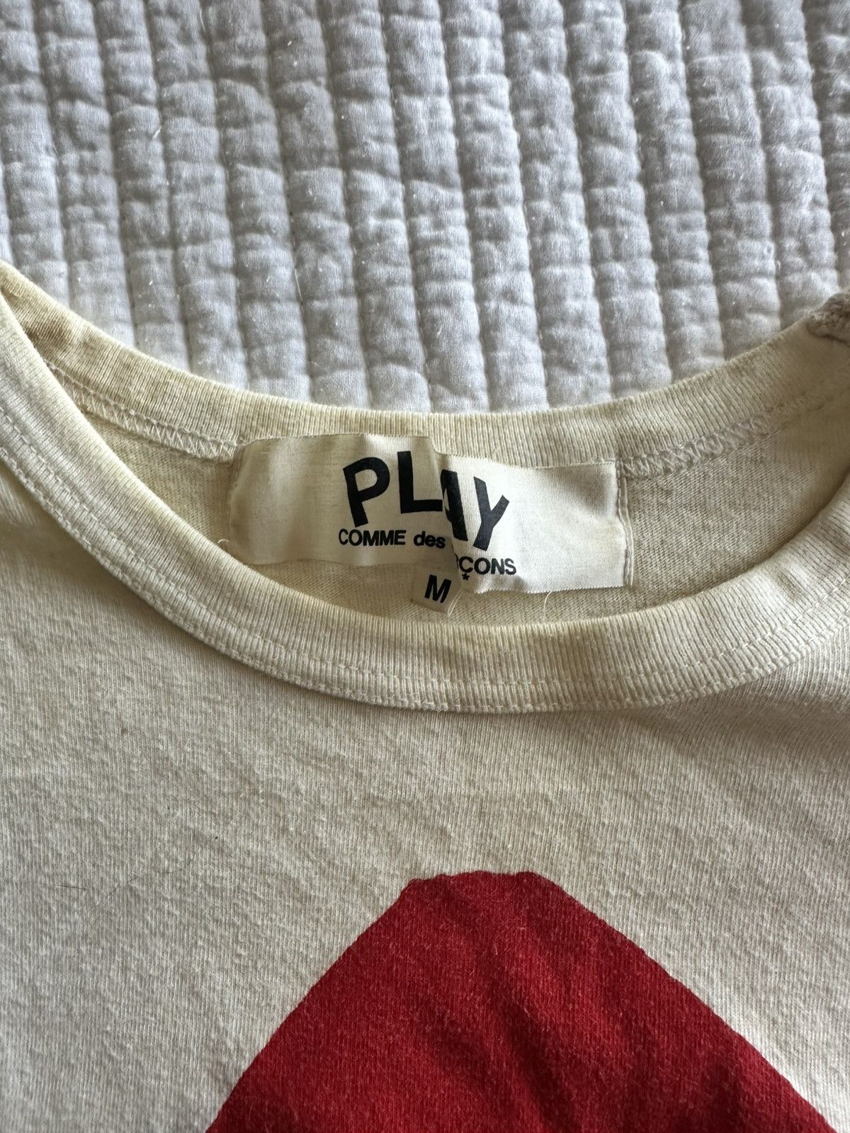 Comme des Garcons COMME des GARCONS short sleeve PLAY shirt Size US M / EU 48-50 / 2 - 3 Thumbnail