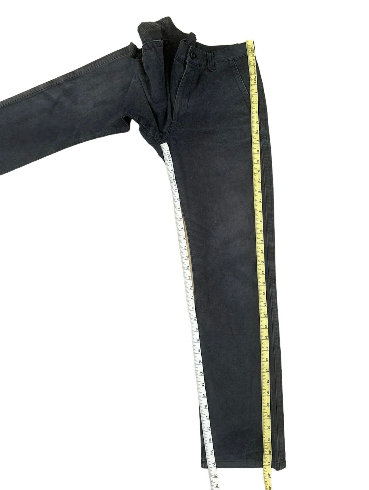 Comme des Garcons Homme Vintage 2005 CDGH AD2005 Distress Faded Waxed Chinos Pant Size US 30 / EU 46 - 5 Thumbnail