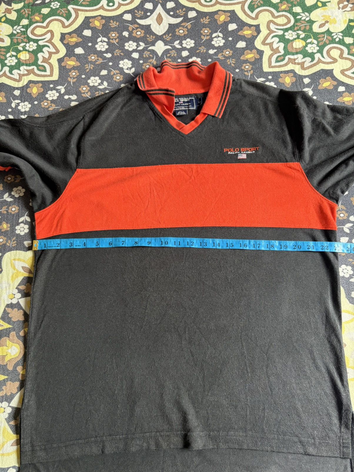 Polo Ralph Lauren × RRL Ralph Lauren × Ralph Lauren Vintage POLO SPORT RALPH LAUREN Striped Polo Tee Size US XL / EU 56 / 4 - 9 Thumbnail