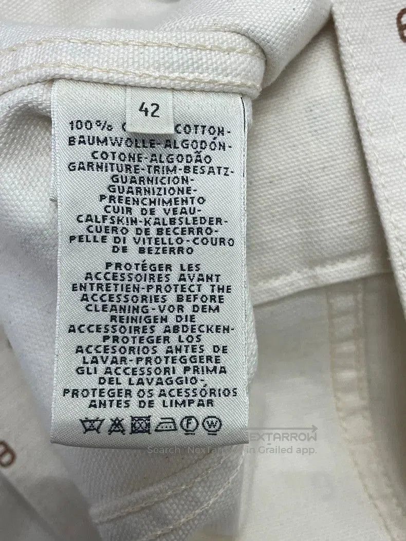 Hermes Hermes Beige Silver Buckle Jacket. Size US M / EU 48-50 / 2 - 5 Thumbnail