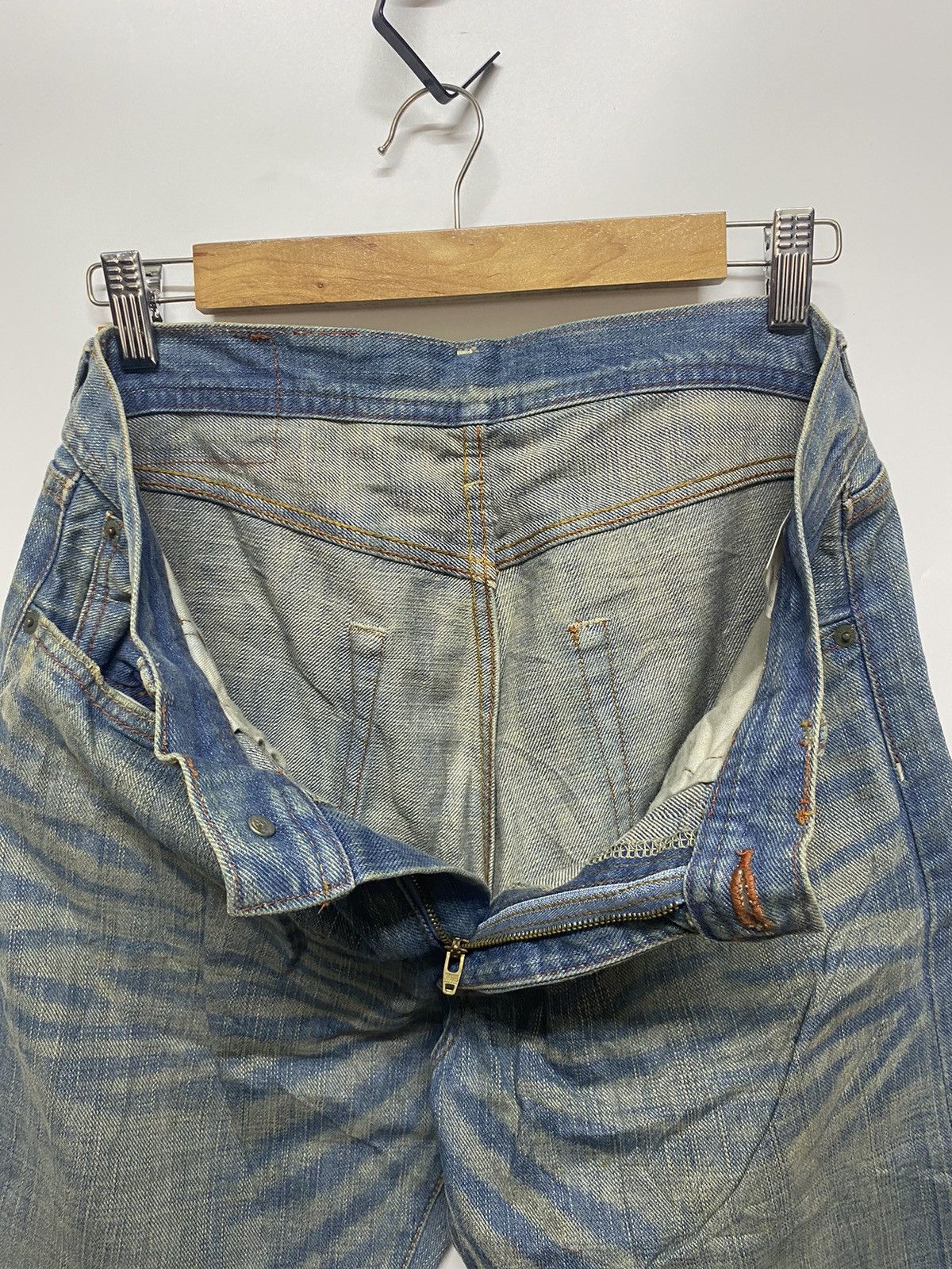 Designer × Japanese Brand GLHEART Japanese Brand Distressed Denim Jeans Limited Editio Size US 34 / EU 50 - 13 Thumbnail
