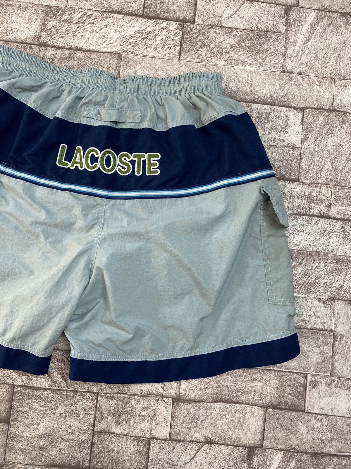 Lacoste × Vintage Rare Hype Vintage Lacoste Shorts Size US 32 / EU 48 - 17 Thumbnail