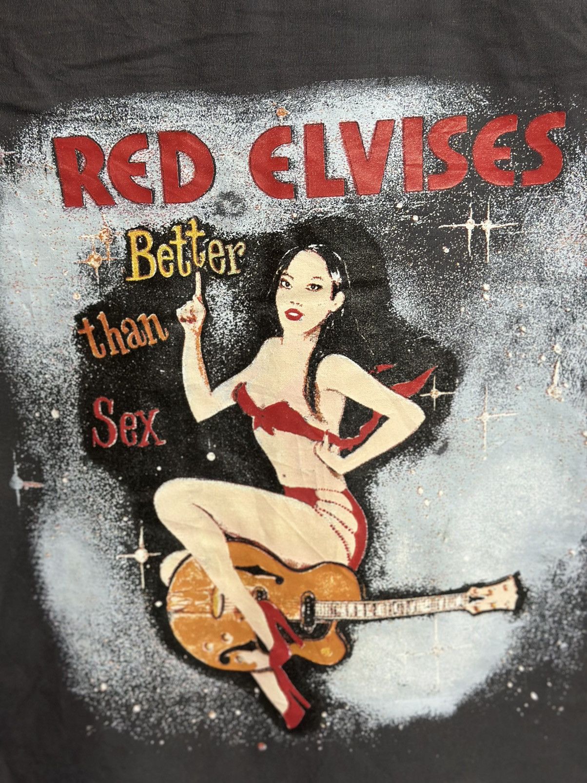Band Tees Vintage Red Elvises Better Than Sex Casual Tee Size US L / EU 52-54 / 3 - 6 Thumbnail