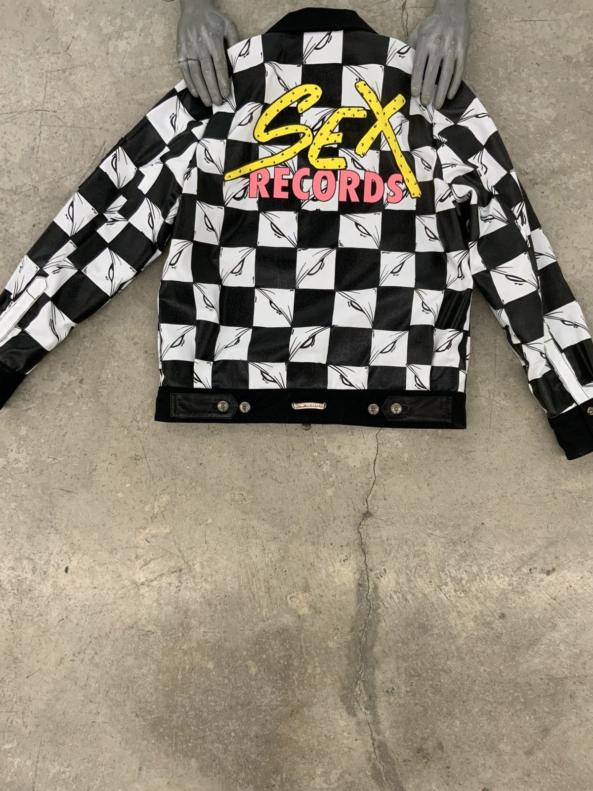Chrome Hearts CHROME HEARTS MATTY BOY CHECKERED 99 EYES SEX RECORDS JACKET Size US M / EU 48-50 / 2 - 1 Thumbnail