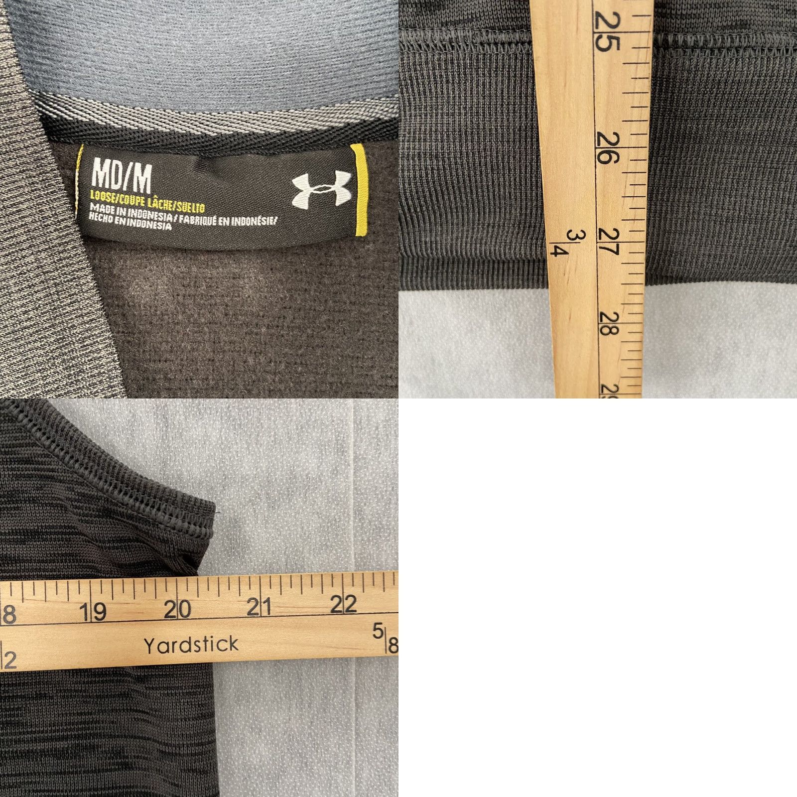 Under Armour Under Armour USF Bulls Vest Adult Medium Gray 1/4 Zip Fleece Storm Loose Fit Mens M Vest Size US M / EU 48-50 / 2 - 8 Thumbnail