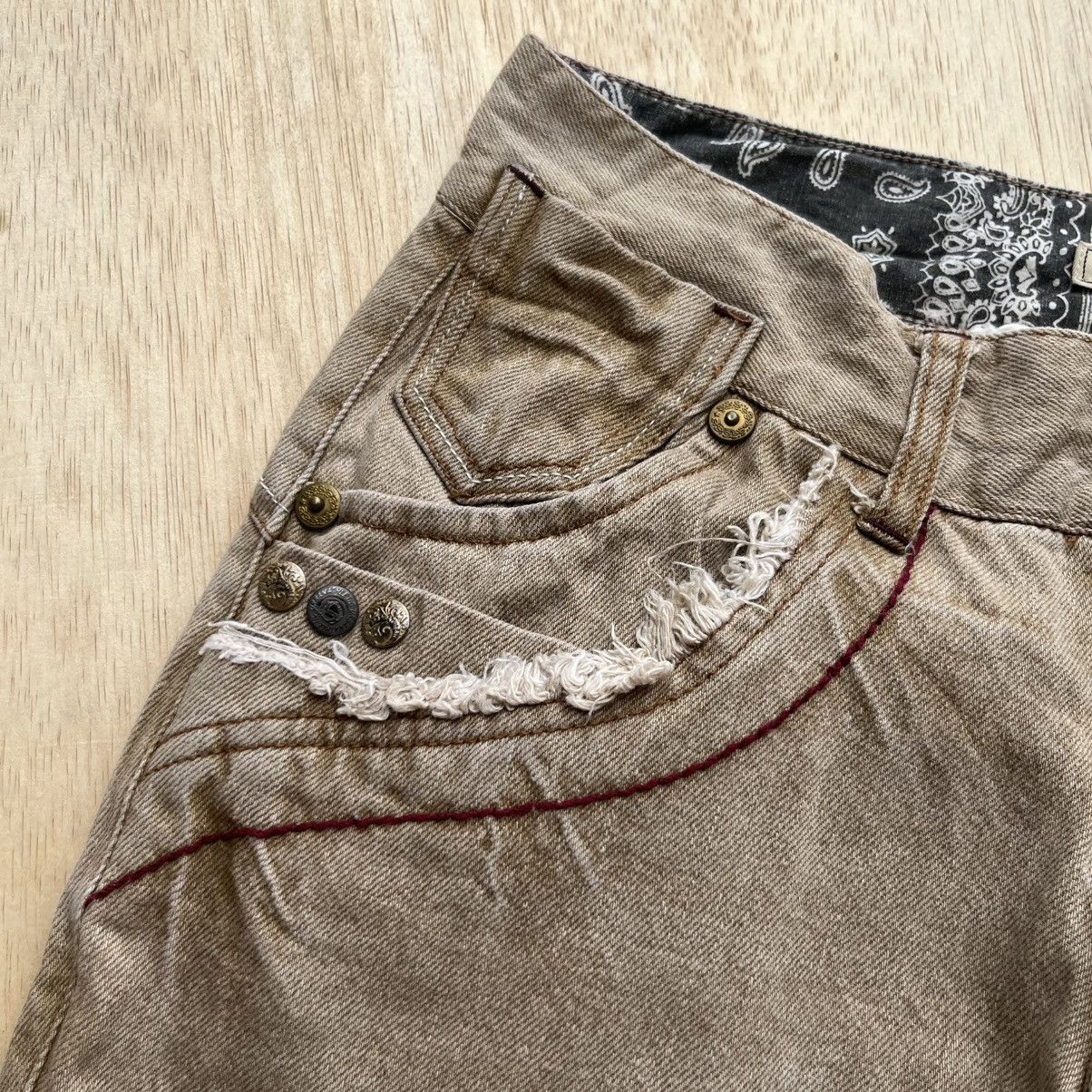 Tornado Mart OIL CAKE JAPANESE BRAND FADED FLARE BOOT CUT DENIM Size US 31 - 4 Thumbnail