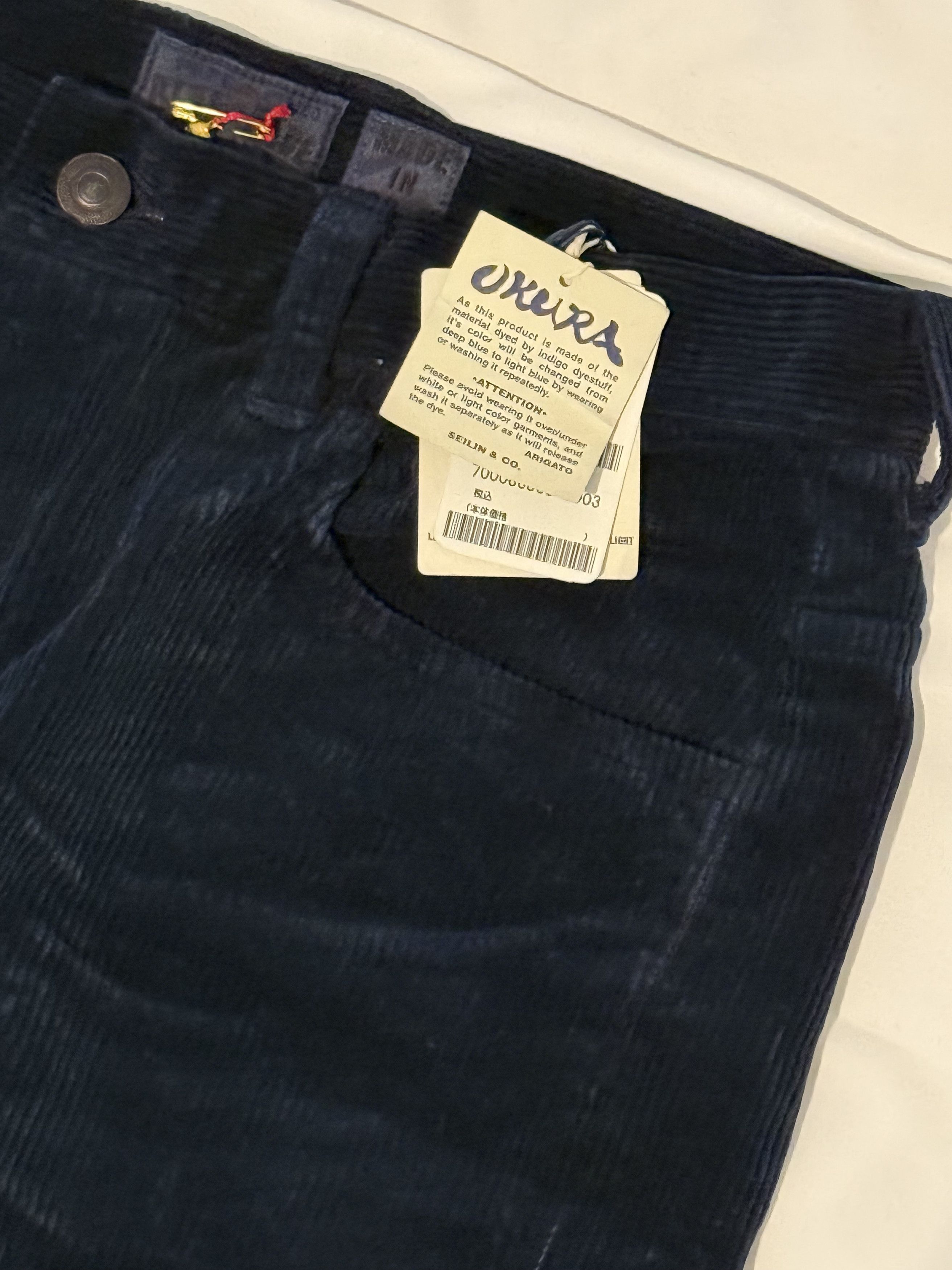 Blue Blue Japan Blue Blue Japan Pinwale Corduroy Pants - Size S - Brand New Size US 31 - 2 Thumbnail