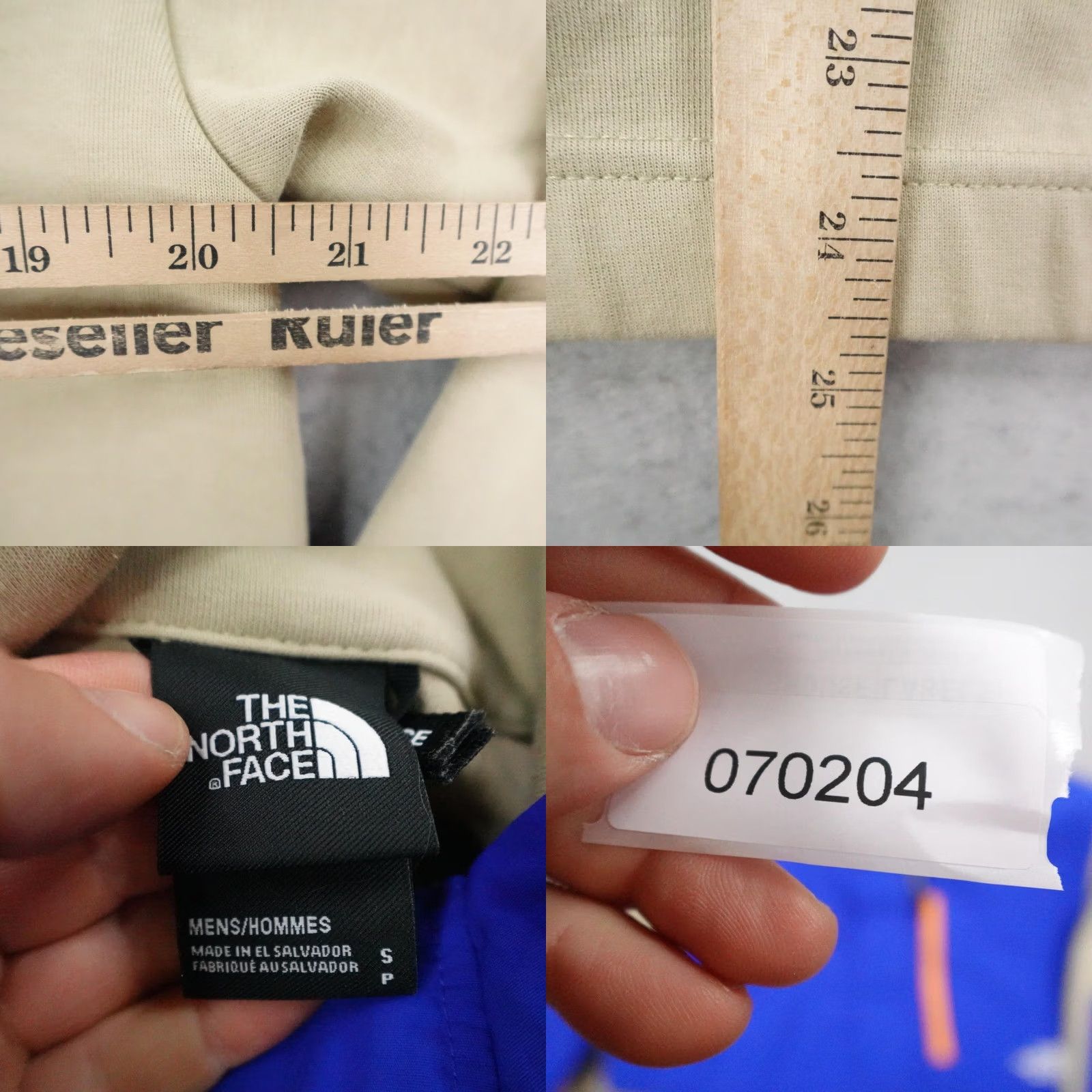 The North Face North Face Jacket Mens S Blue Beige 1/4 Zip Pullover Windbreaker Anorak Coat Size US S / EU 44-46 / 1 - 8 Thumbnail