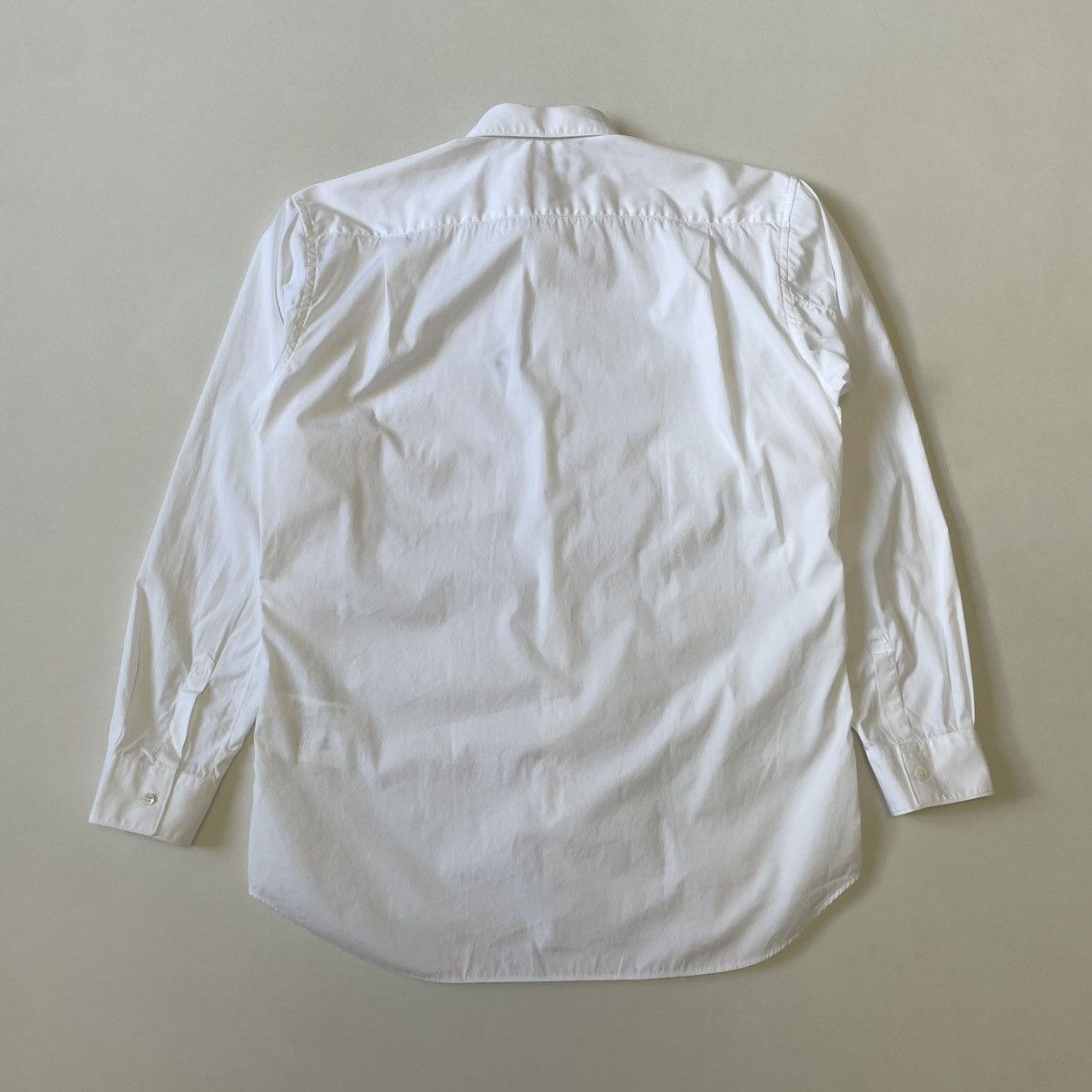 Comme des Garcons ‘Scar Stitch Cross Panelled’ White Shirt Size US L / EU 52-54 / 3 - 14 Thumbnail