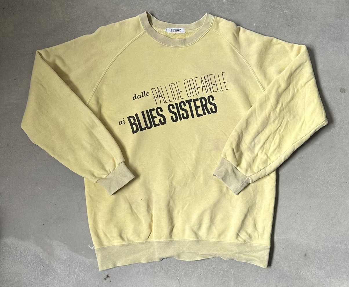 Vintage VINTAGE BLUES SISTERS DALLE PALLIDE ORFANELLE SWEATSHIRT Size US M / EU 48-50 / 2 - 1 Thumbnail