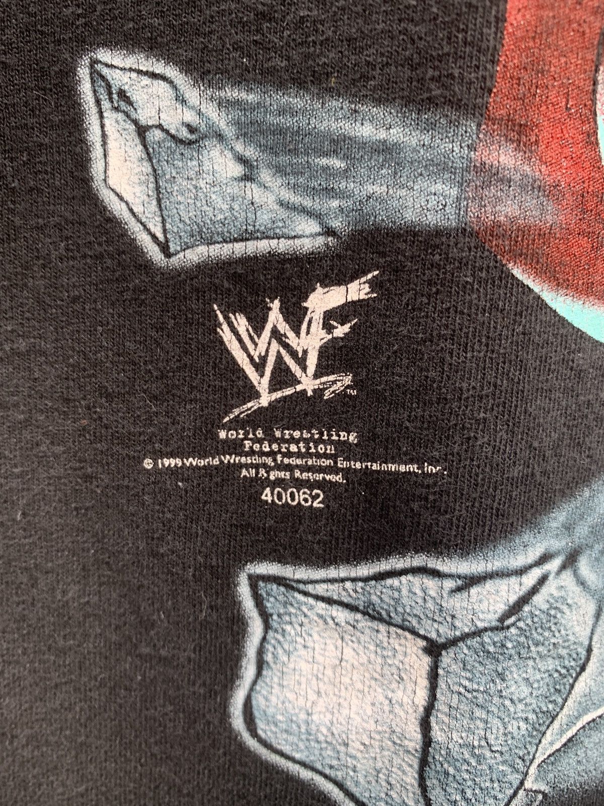 Vintage 🔥GRAIL🔥 Vintage 1999 The Rock WWF Layin The Smack Down Tee Size US M / EU 48-50 / 2 - 4 Thumbnail