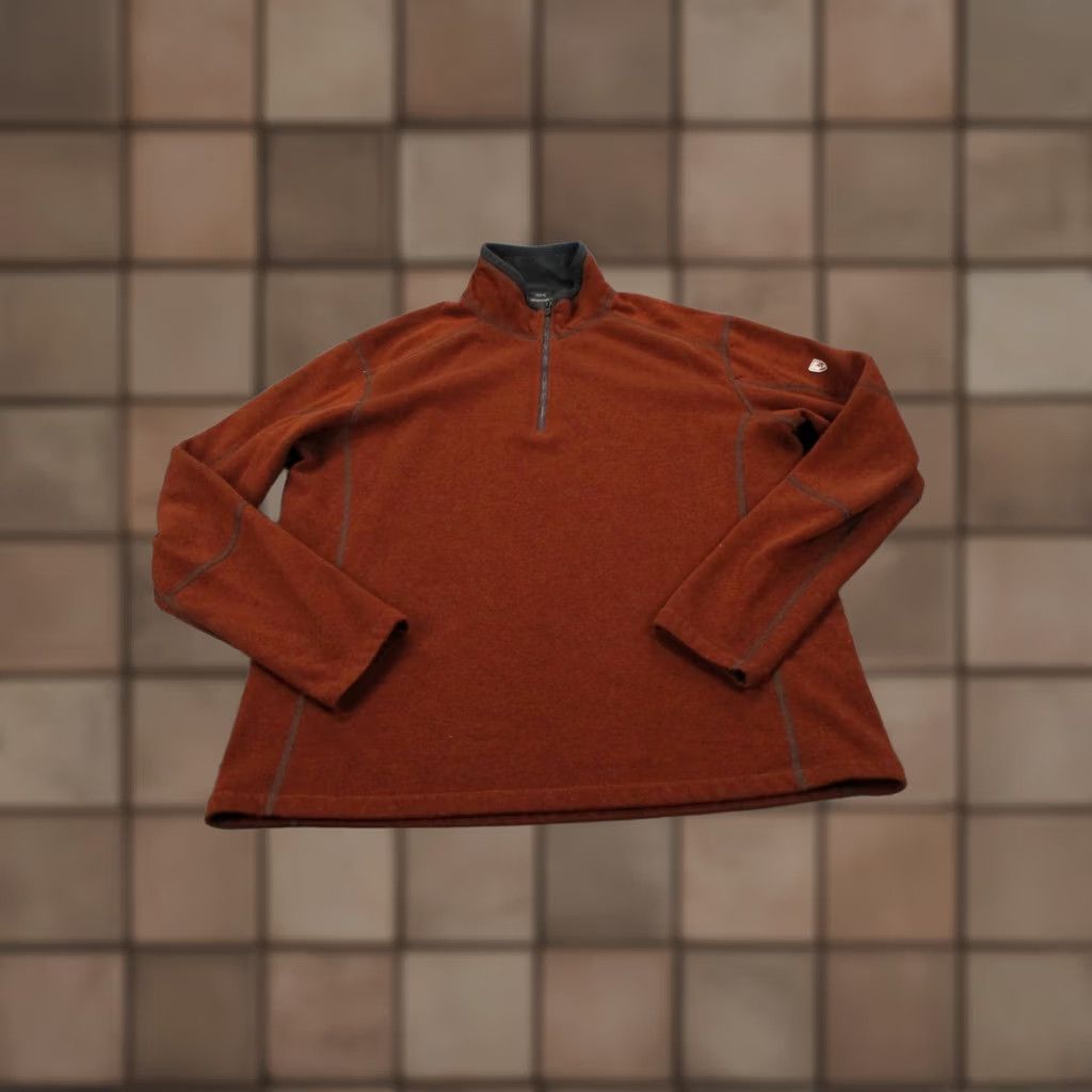 Layer 8 Kuhl Sweater Mens XL Brown Shirt Pullover Lightweight Knit Logo Quilted 1/4 Zip Mens XL Brown Knit Sweater Size US XL / EU 56 / 4 - 1 Thumbnail